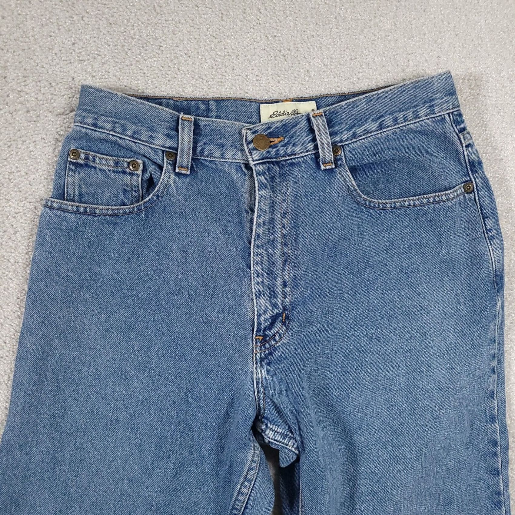 Eddie Bauer VINTAGE Eddie Bauer Capri Jeans Pants Women's 10 Petite Cropped Hemmed 19" L Size 32" / US 10 / IT 46 - 3 Thumbnail