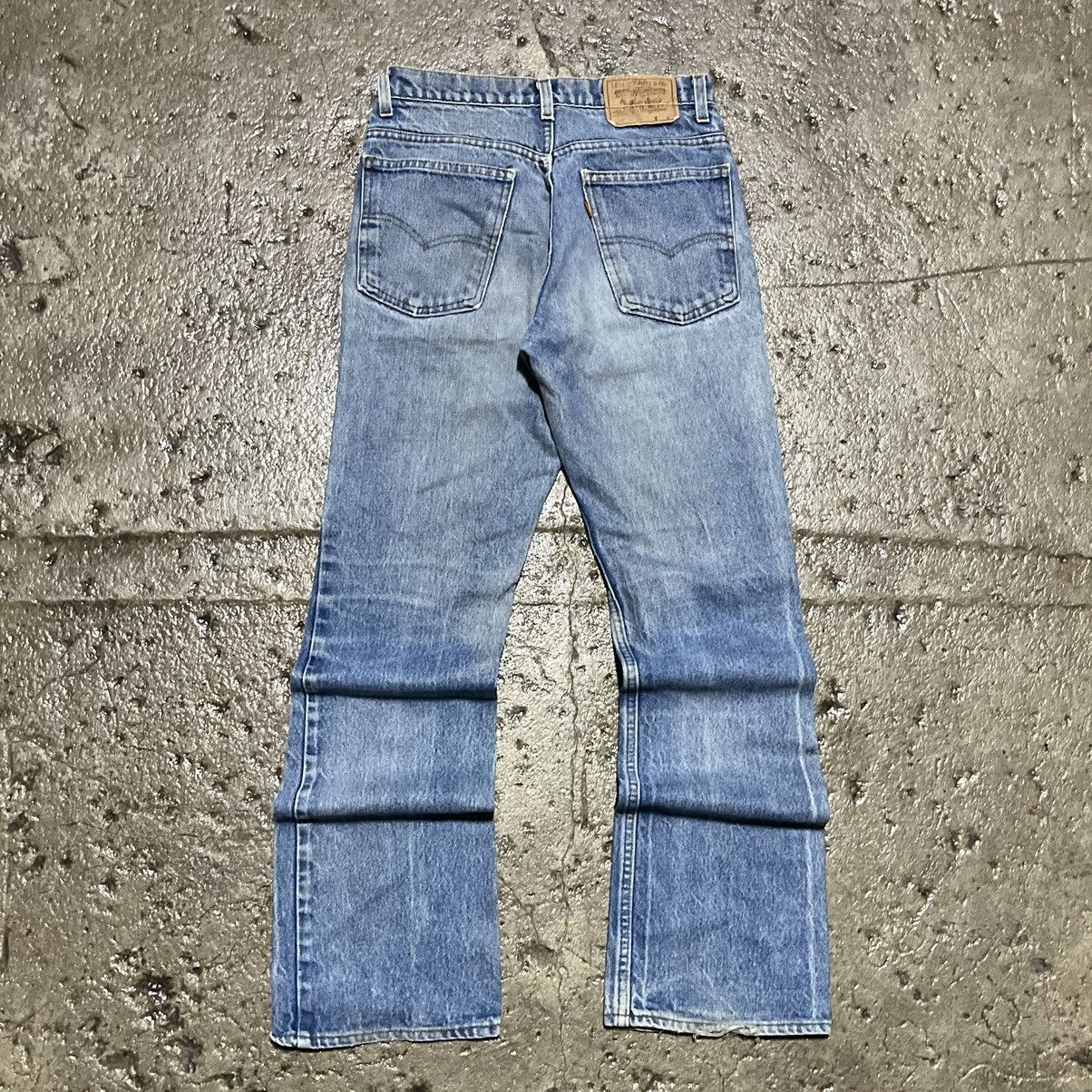 Crazy Vintage 80s Levi's 517 Orange Tab Faded Flare Jeans