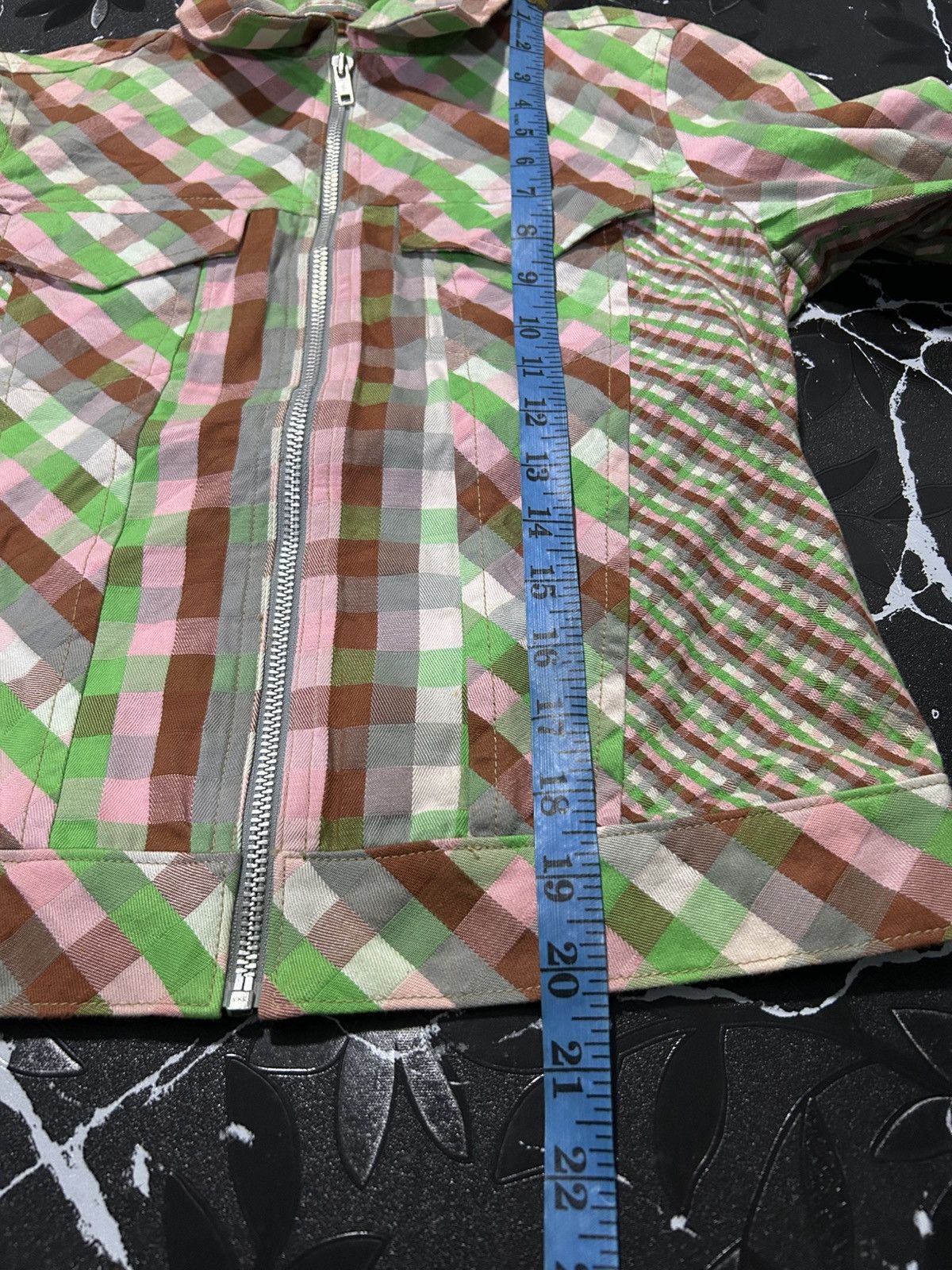 Zucca Vintage issey miyake zucca trucker jacket plaid Size S / US 4 / IT 40 - 11 Thumbnail