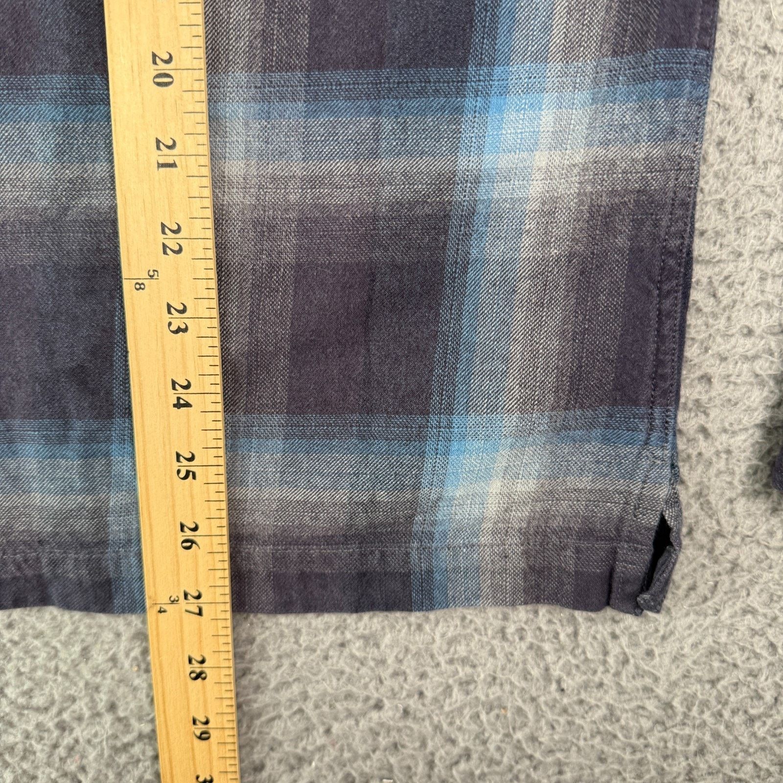 RRL Ralph Lauren RRL Ralph Lauren Shirt M Purple Shadow Plaid Loop Collar Size US M / EU 48-50 / 2 - 7 Thumbnail