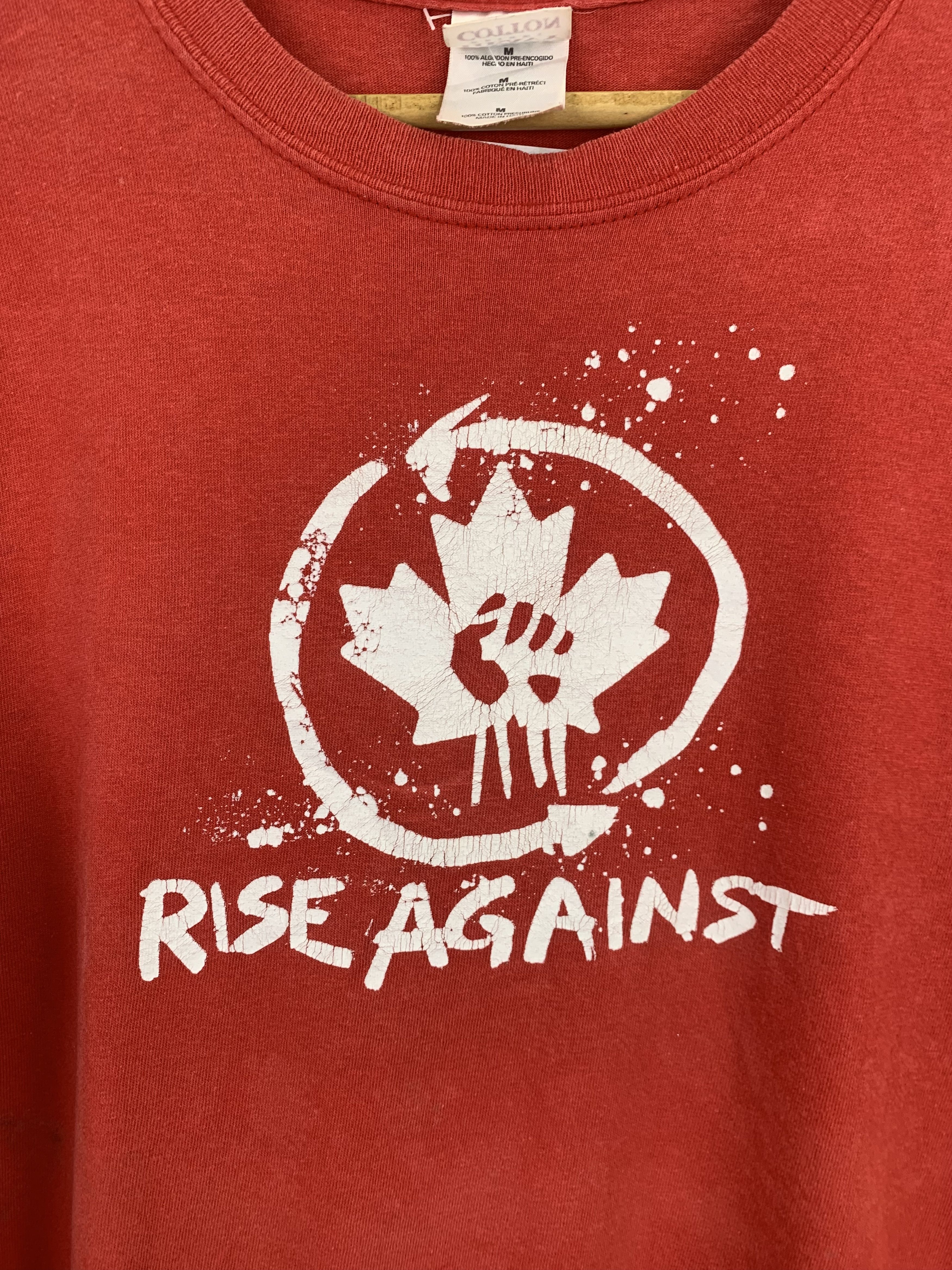 Band Tees × Vintage Vintage Rise Against Band T Shirt TA0102 Size US M / EU 48-50 / 2 - 6 Thumbnail