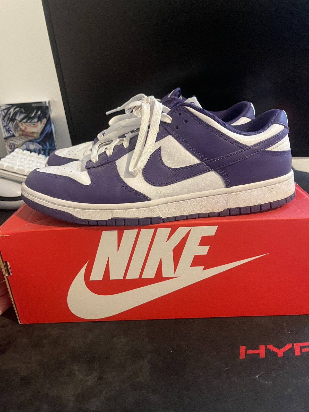 Nike Nike Dunks Championship Court Purple Size US 12.5 / EU 45-46 - 4 Thumbnail