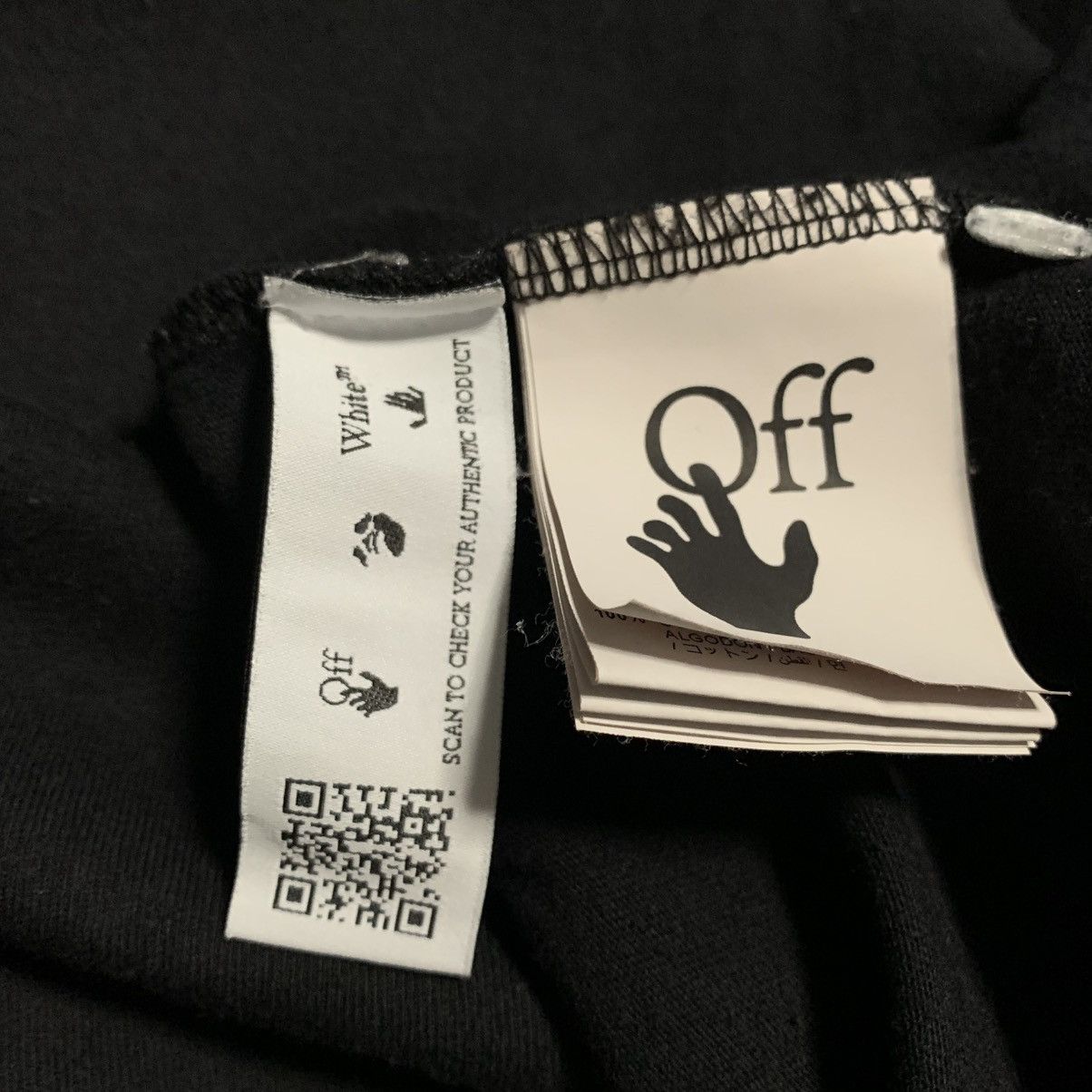 Off-White Off White Large Caravaggio Lute Black Tee Virgil Abloh Size US L / EU 52-54 / 3 - 6 Thumbnail