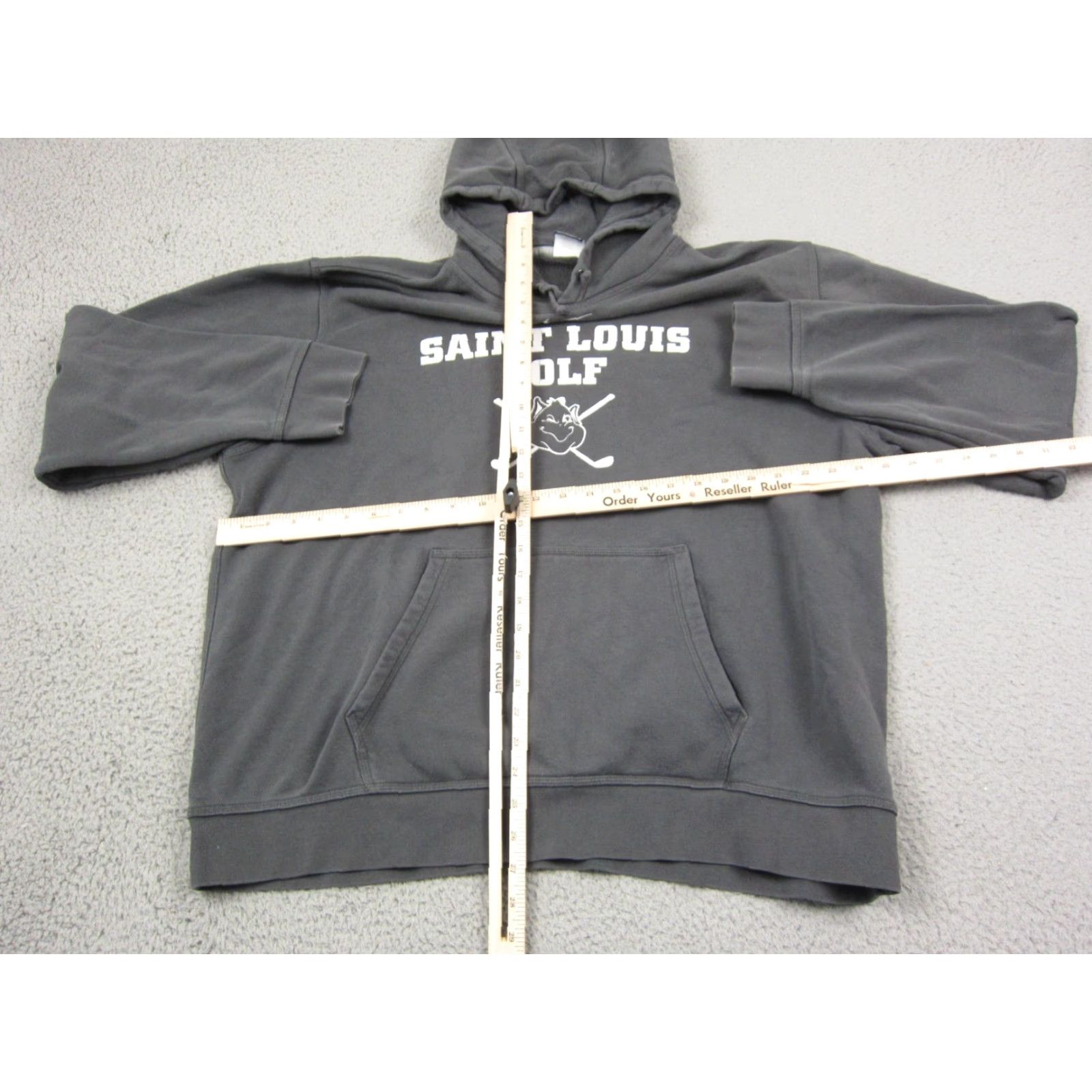 Nike Nike Hoodie Mens 2XL Gray Sweatshirt Pullover Swoosh Golf Gym & Training 90s Vintage No Size US XXL / EU 58 / 5 - 6 Thumbnail