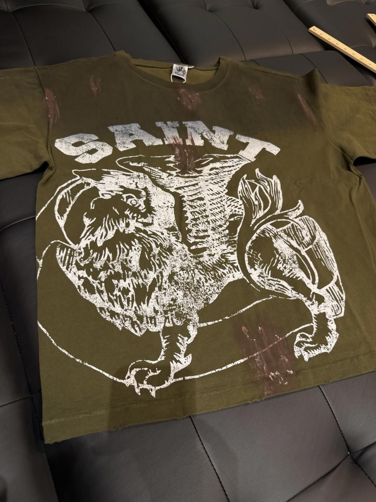 Saint Vanity Size L - Saint Vanity T-shirt 2025 Green Authentic (NEW) Size US L / EU 52-54 / 3 - 5 Thumbnail
