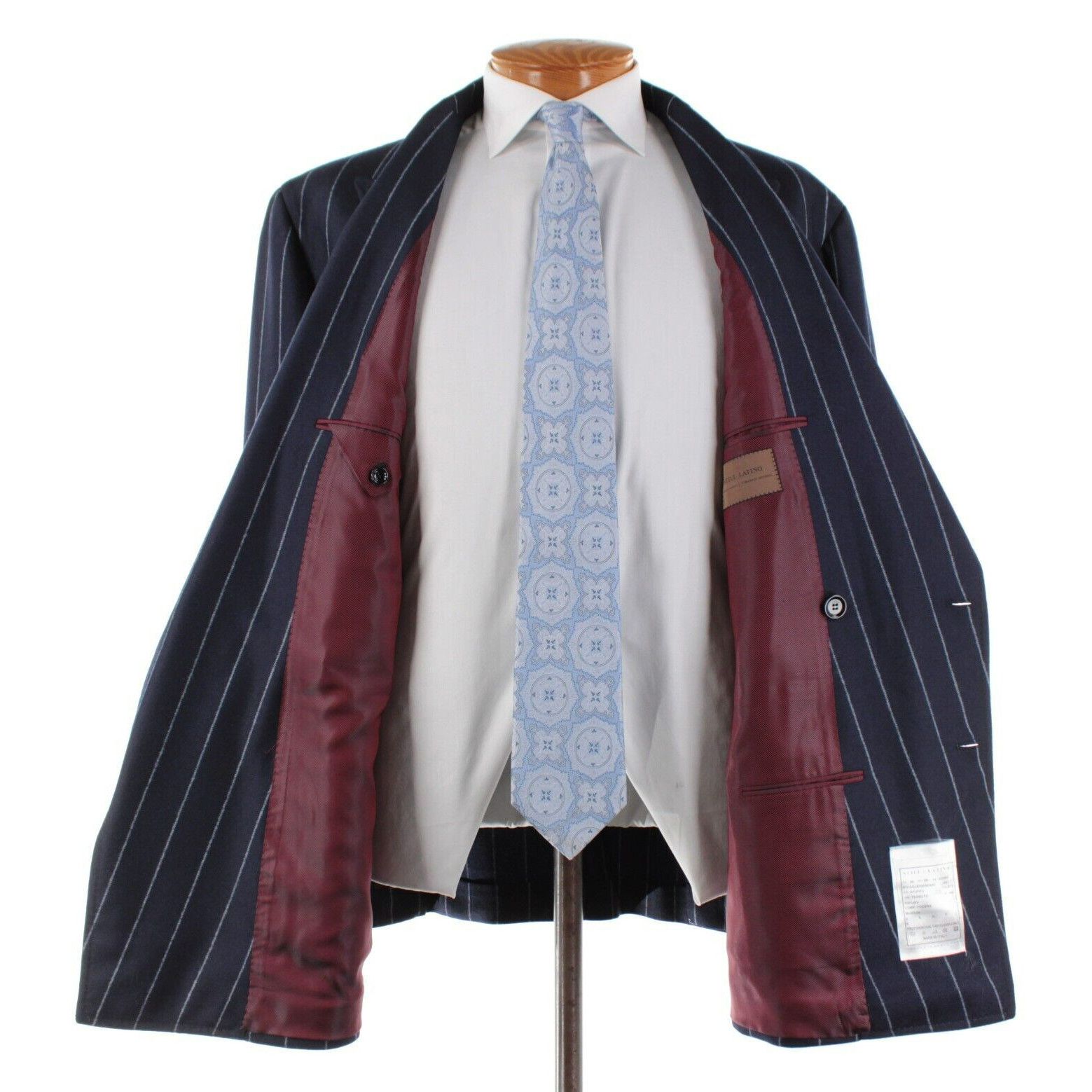 Other Stile Latino Suit Size US 50 Regular in Blue Size 50R - 7 Thumbnail