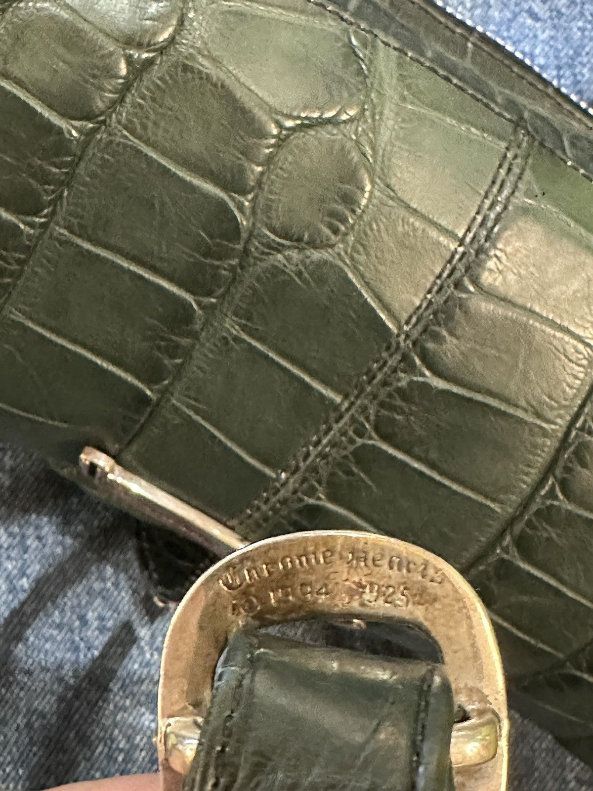 Chrome Hearts CHROME HEARTS ALLIGATOR CROC BAG 4GSELLER Size ONE SIZE - 13 Thumbnail