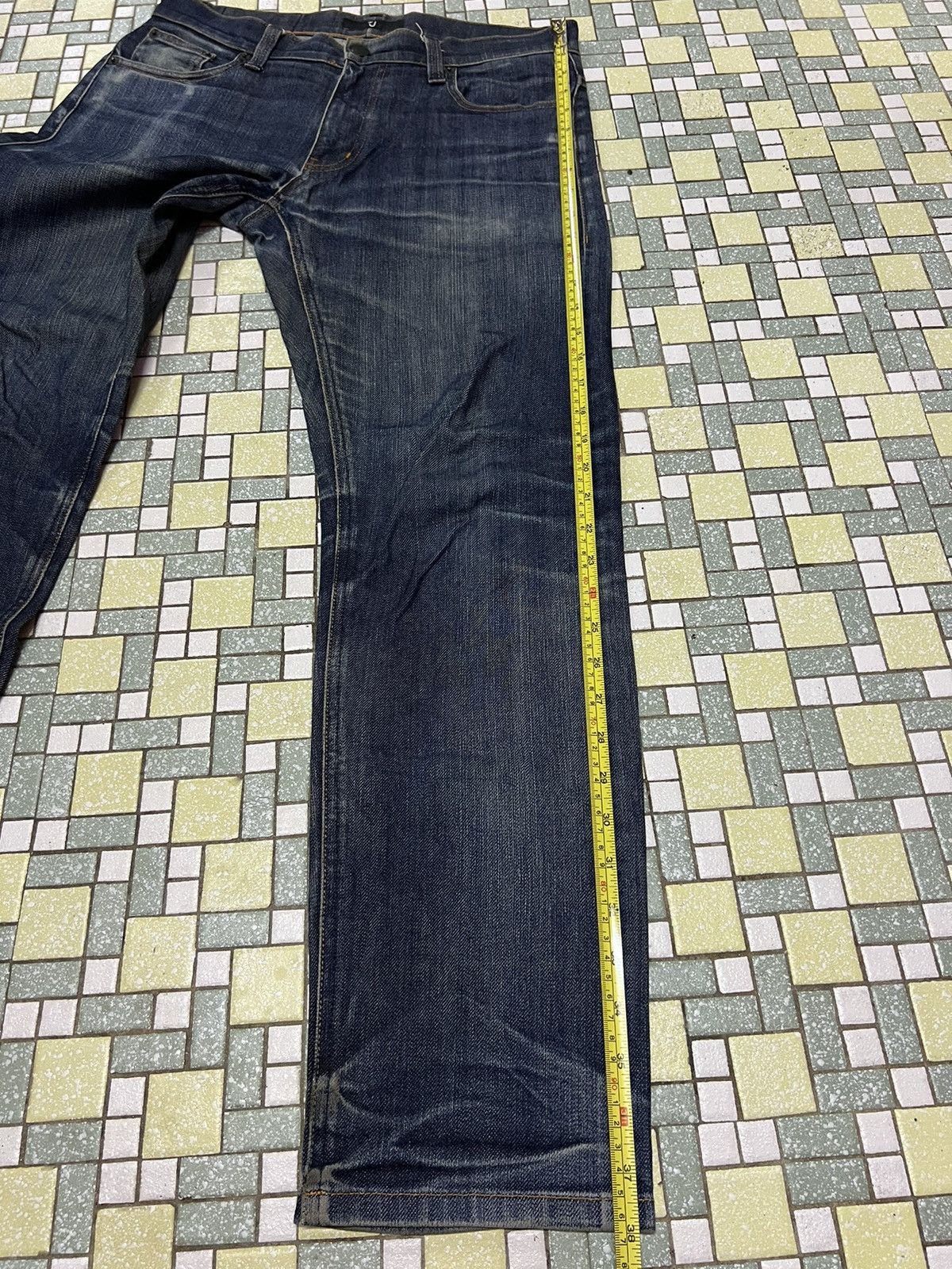 Jil Sander UNIQLO JIL SANDER Selvedge Distressed Denim Jeans Size US 32 / EU 48 - 17 Thumbnail
