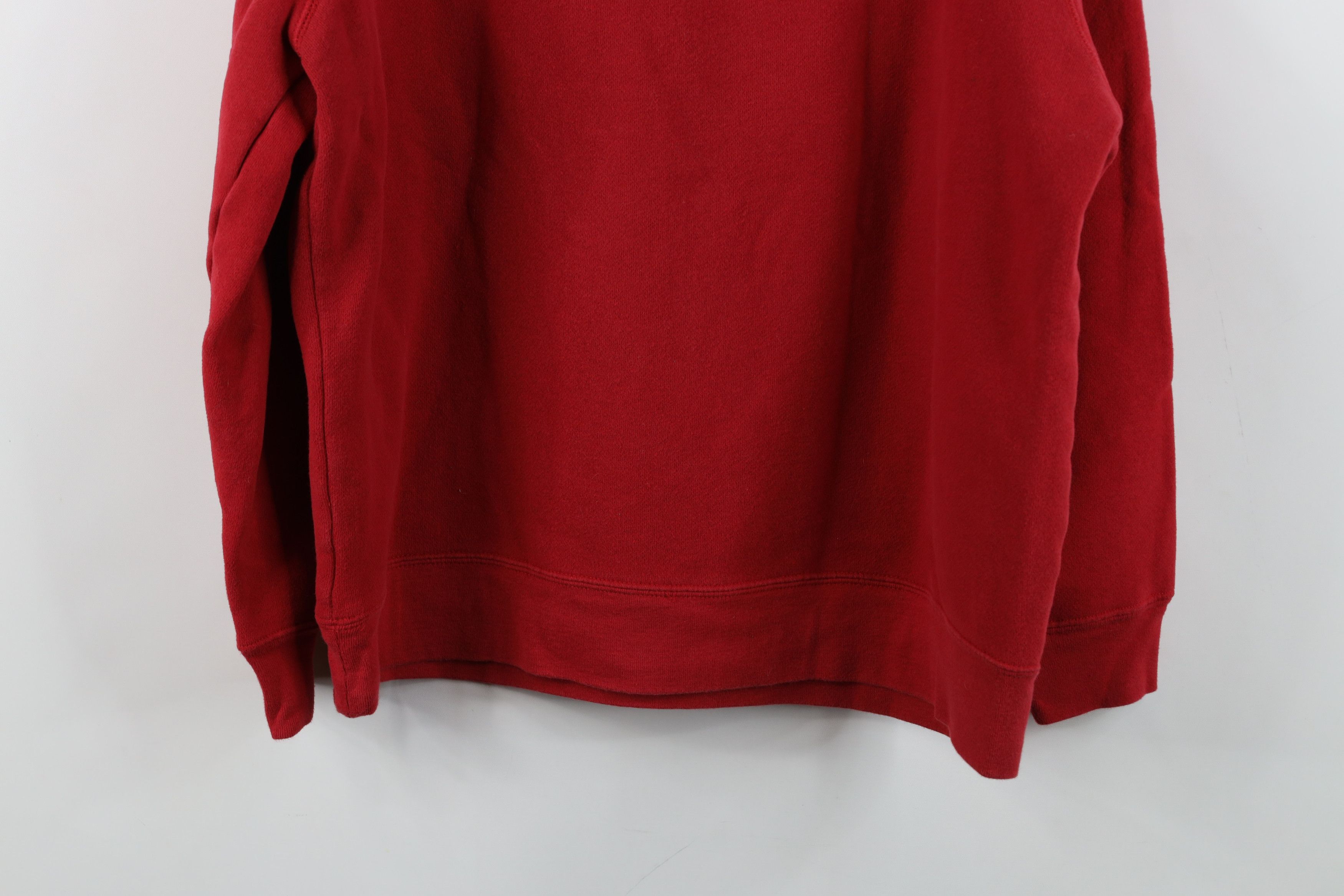 Vintage Vintage 90s Cat Kitten Bell Heart Crewneck Sweatshirt Red Size L / US 10 / IT 46 - 14 Thumbnail