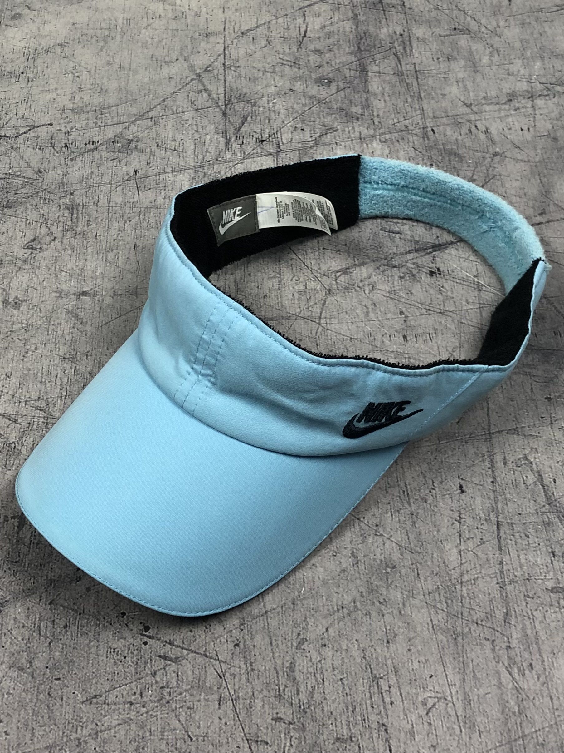 Nike Vintage Nike Swoosh Just Do It Visor Cap Size ONE SIZE - 1 Thumbnail