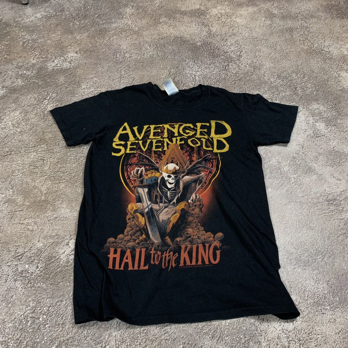 Vintage Vintage 90s Avenged Sevenfold Band Tee Graphic Grunge Slim S Size US S / EU 44-46 / 1 - 2 Thumbnail