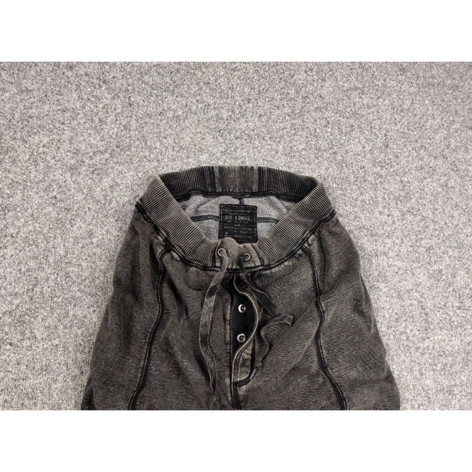 Allsaints VINTAGE AllSaints Spitalfields Shorts Harem Garment Dyed Dark Gray Cotton 30 Mens Regular Living 90s American Style Size US 30 / EU 46 - 4 Thumbnail