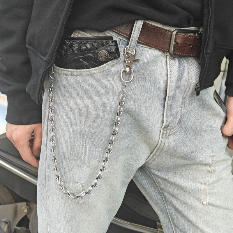 Jewelry Retro Anti-Theft Wallet Chain Punk Style Size ONE SIZE - 1 Thumbnail