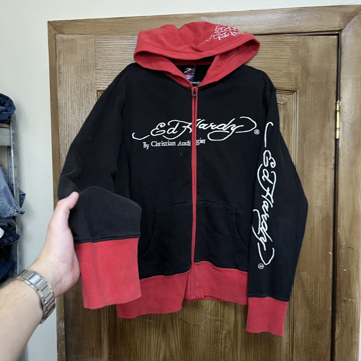 Ed Hardy Vintage Y2K Ed Hardy Zip Hoodie Size US M / EU 48-50 / 2 - 3 Thumbnail