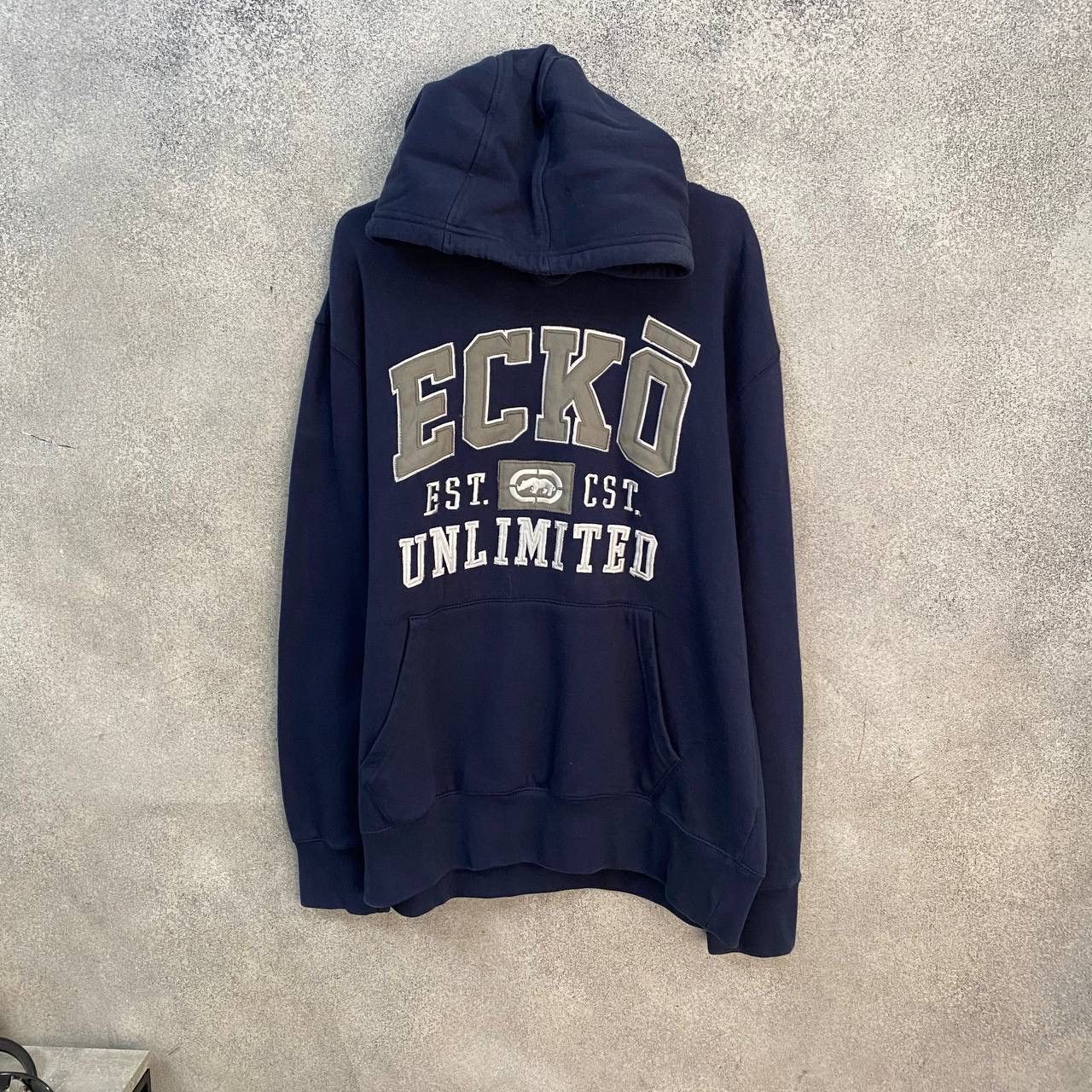 Ecko Unltd. Vintage Ecko Unltd Hoodie Big Logo Size US L / EU 52-54 / 3 - 1 Thumbnail