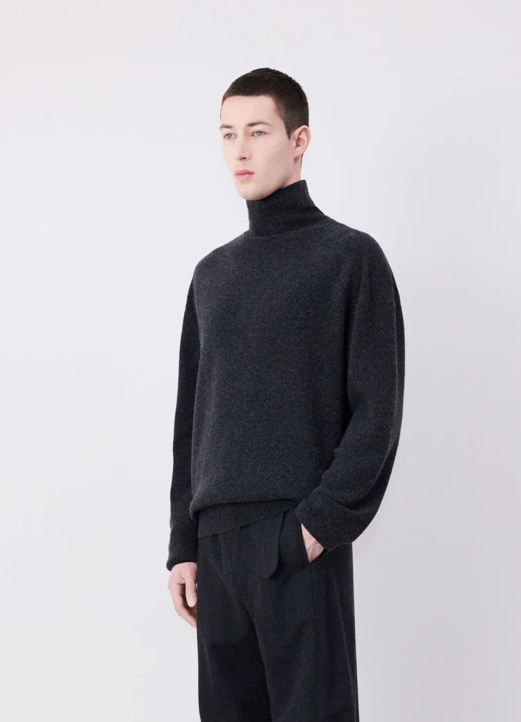 Lemaire o1s22i1n1024 Wool Pullover Sweater in Grey Size US XS / EU 42 / 0 - 3 Thumbnail
