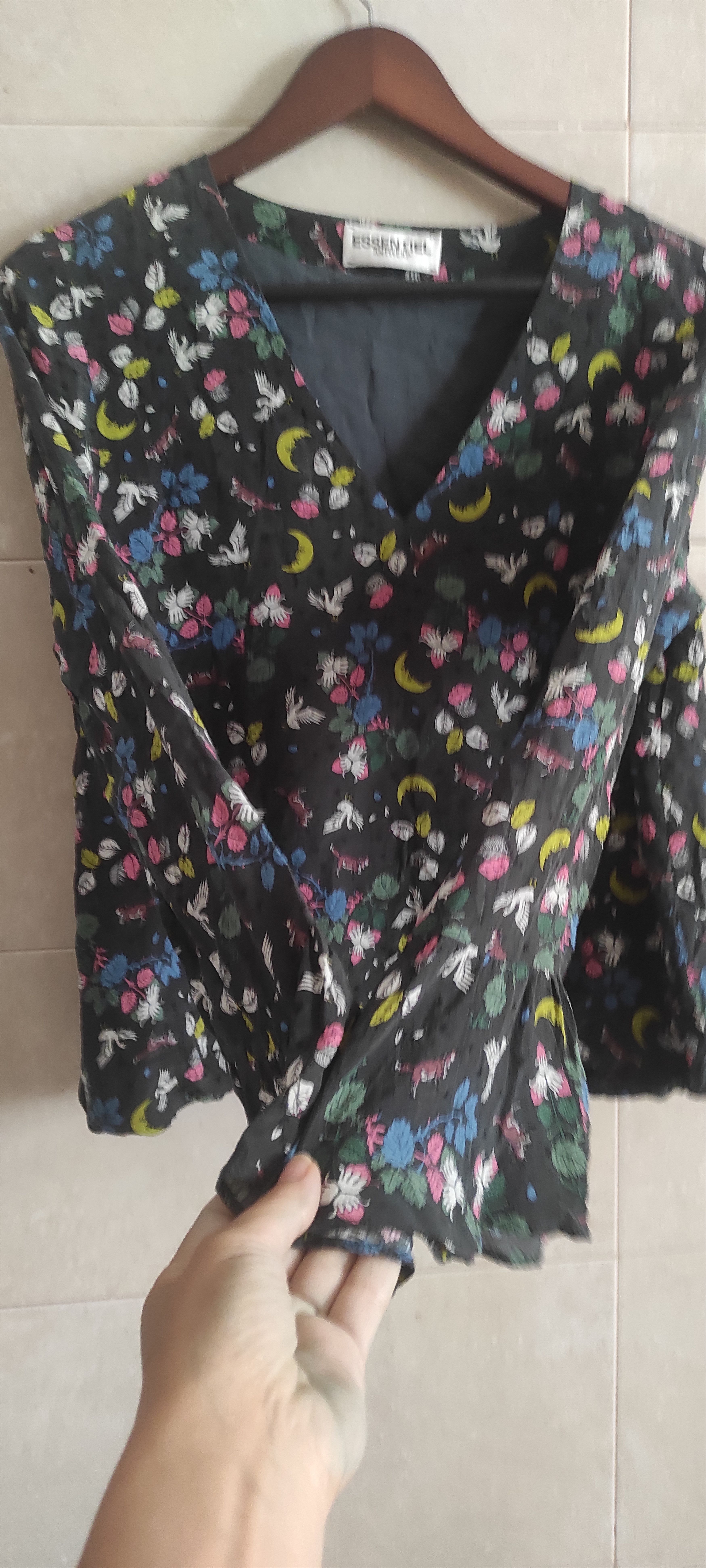 Essentiel Antwerp Essentiel Antwerp Silk Long Sleeve Top Blouse Size M / US 6-8 / IT 42-44 - 14 Thumbnail