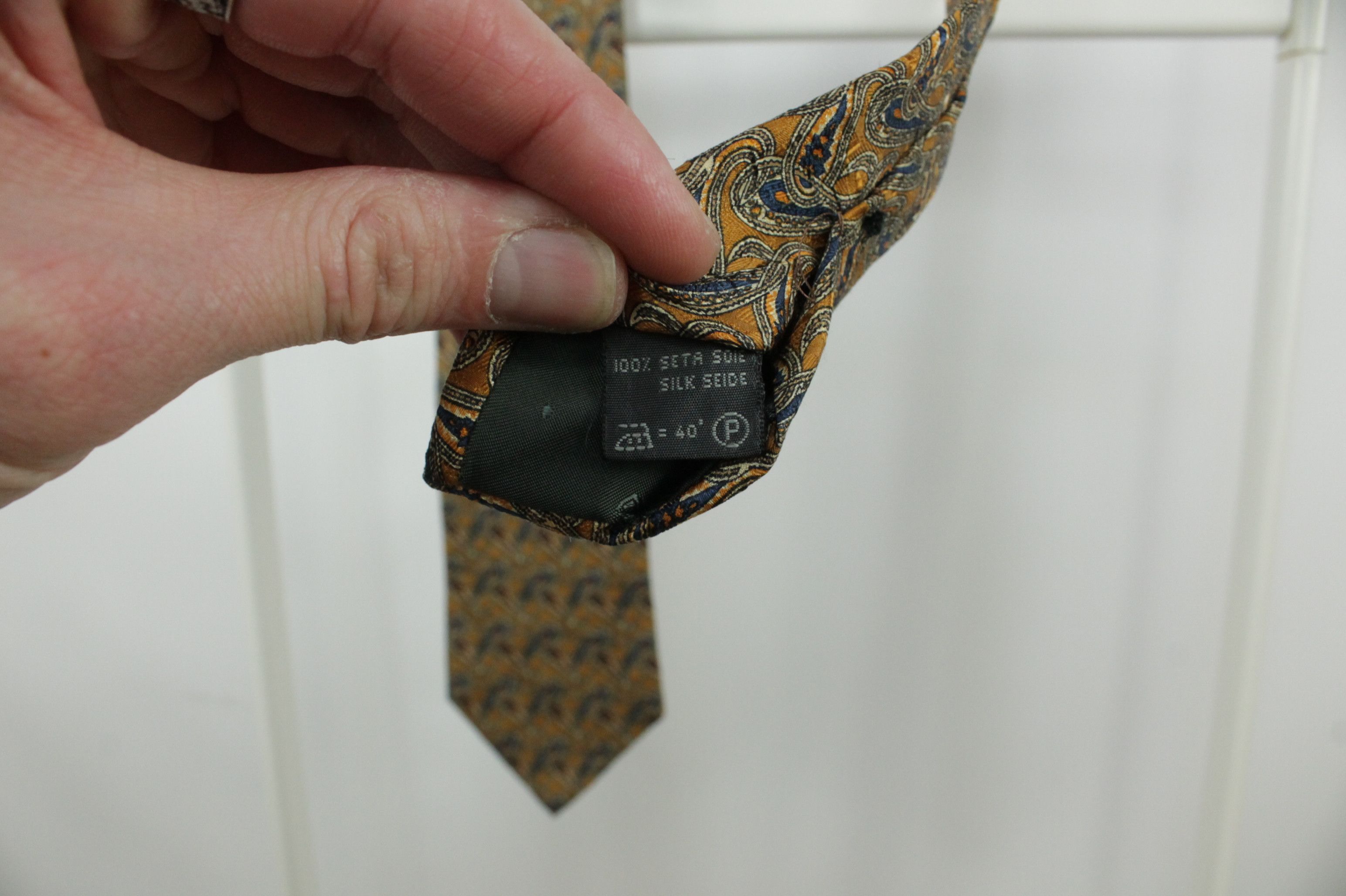 Ermenegildo Zegna Ermenegildo Zegna Paisley Silk Tie Size ONE SIZE - 4 Thumbnail
