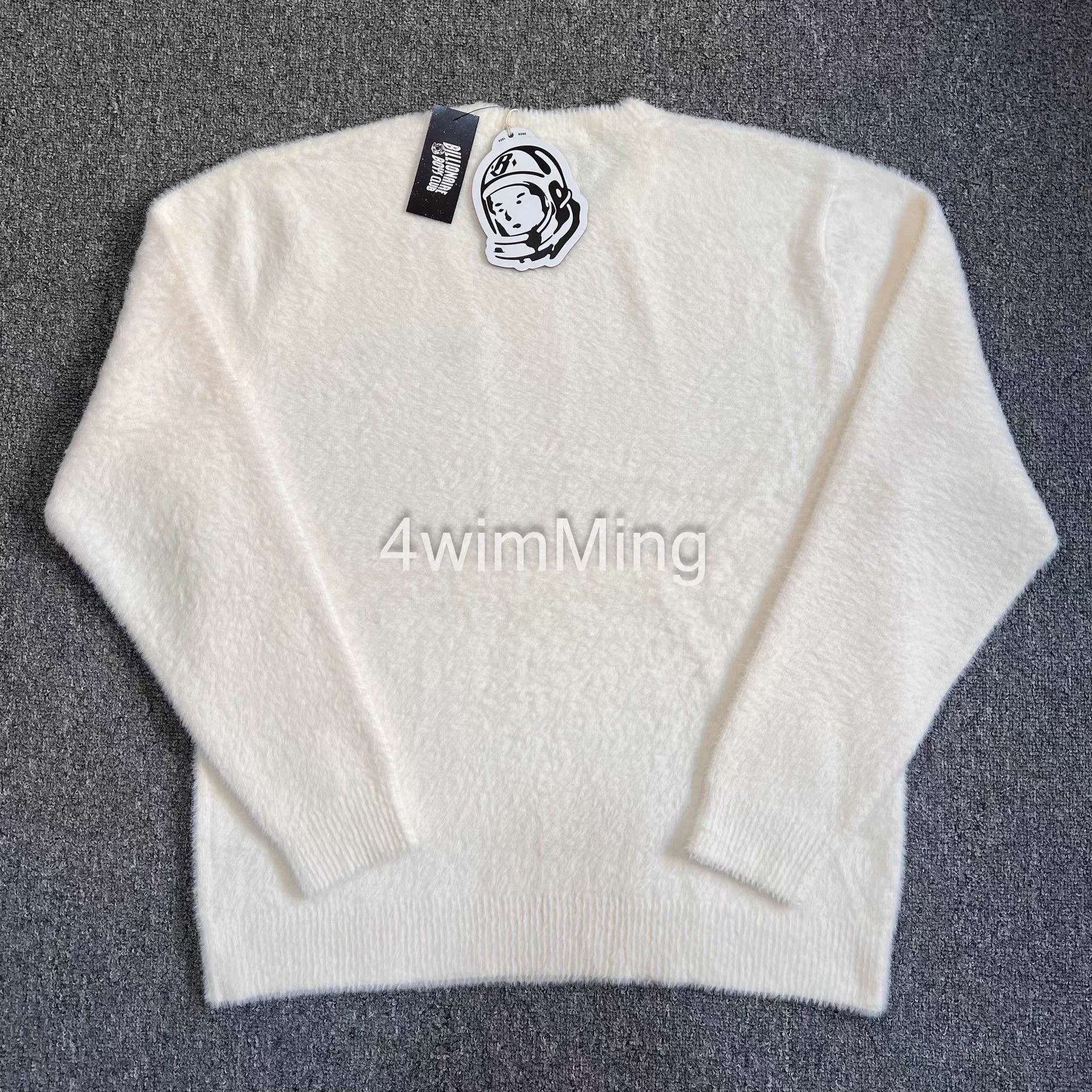 Billionaire Boys Club BBCUSFaux Mink Solid Color Embroidered Crew Neck Sweater Q7 Size US M / EU 48-50 / 2 - 2 Thumbnail