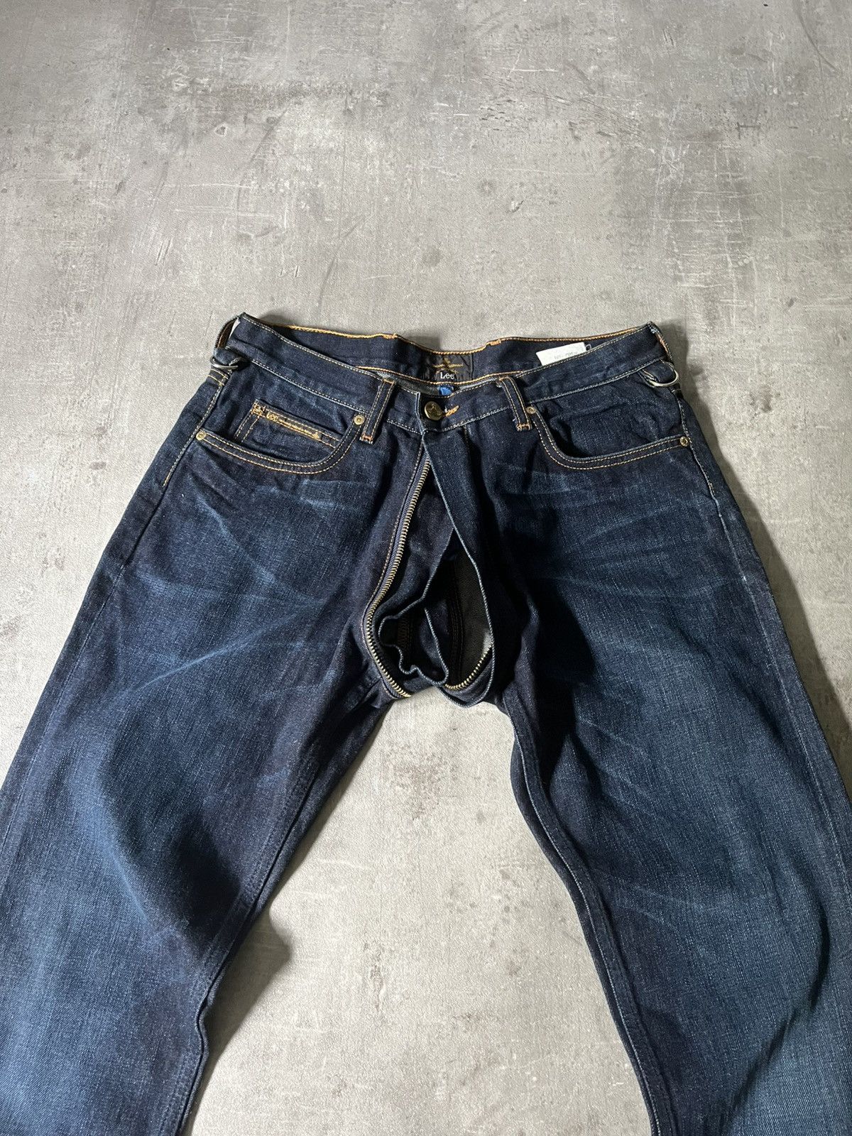 Lee × Vivienne Westwood Vivienne Westwood x Lee zipped crotch jeans navy rare Size US 30 / EU 46 - 2 Thumbnail