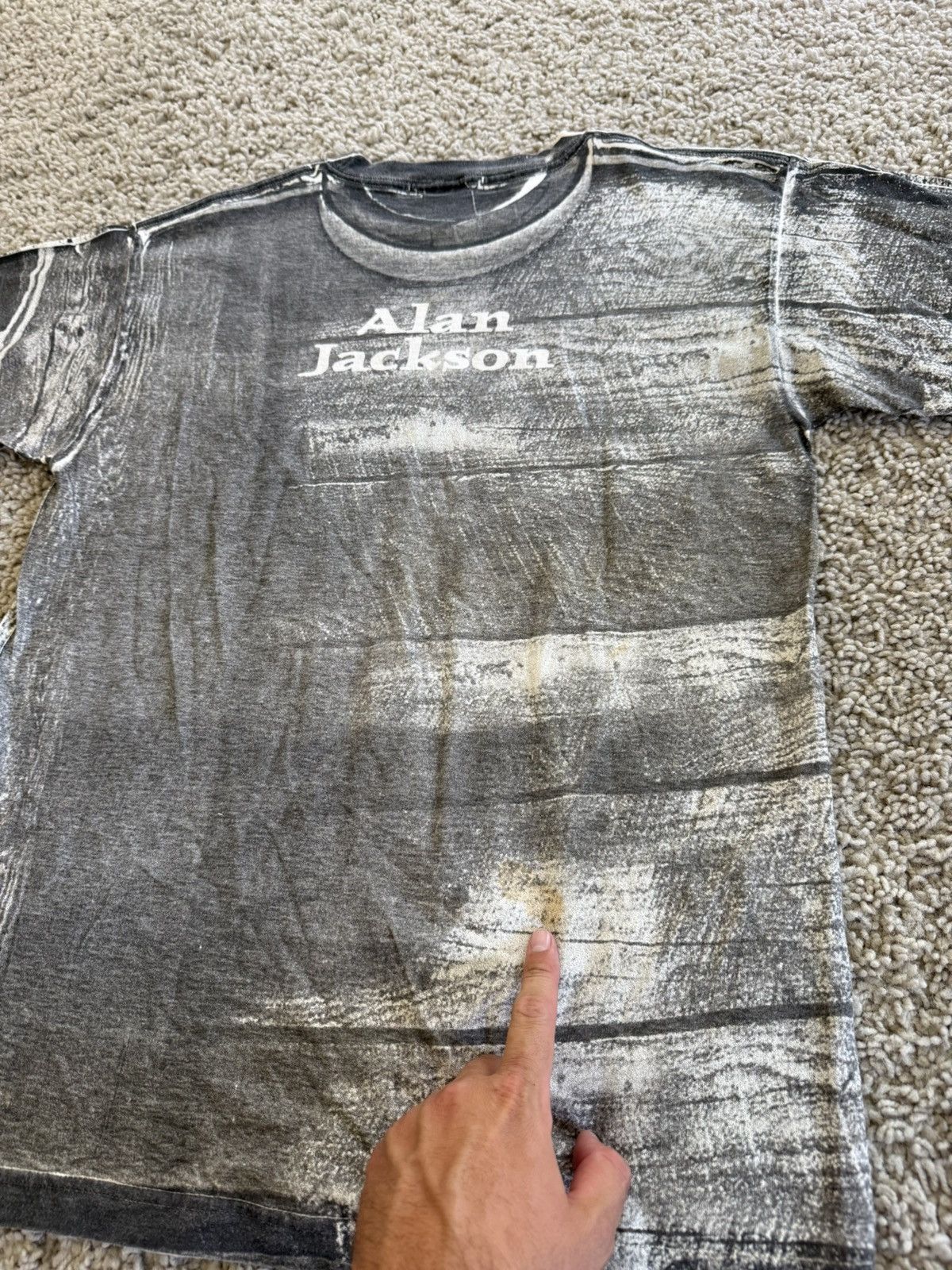 Other Vintage Alan Jackson AOP T-Shirt, Size L Size US L / EU 52-54 / 3 - 6 Thumbnail