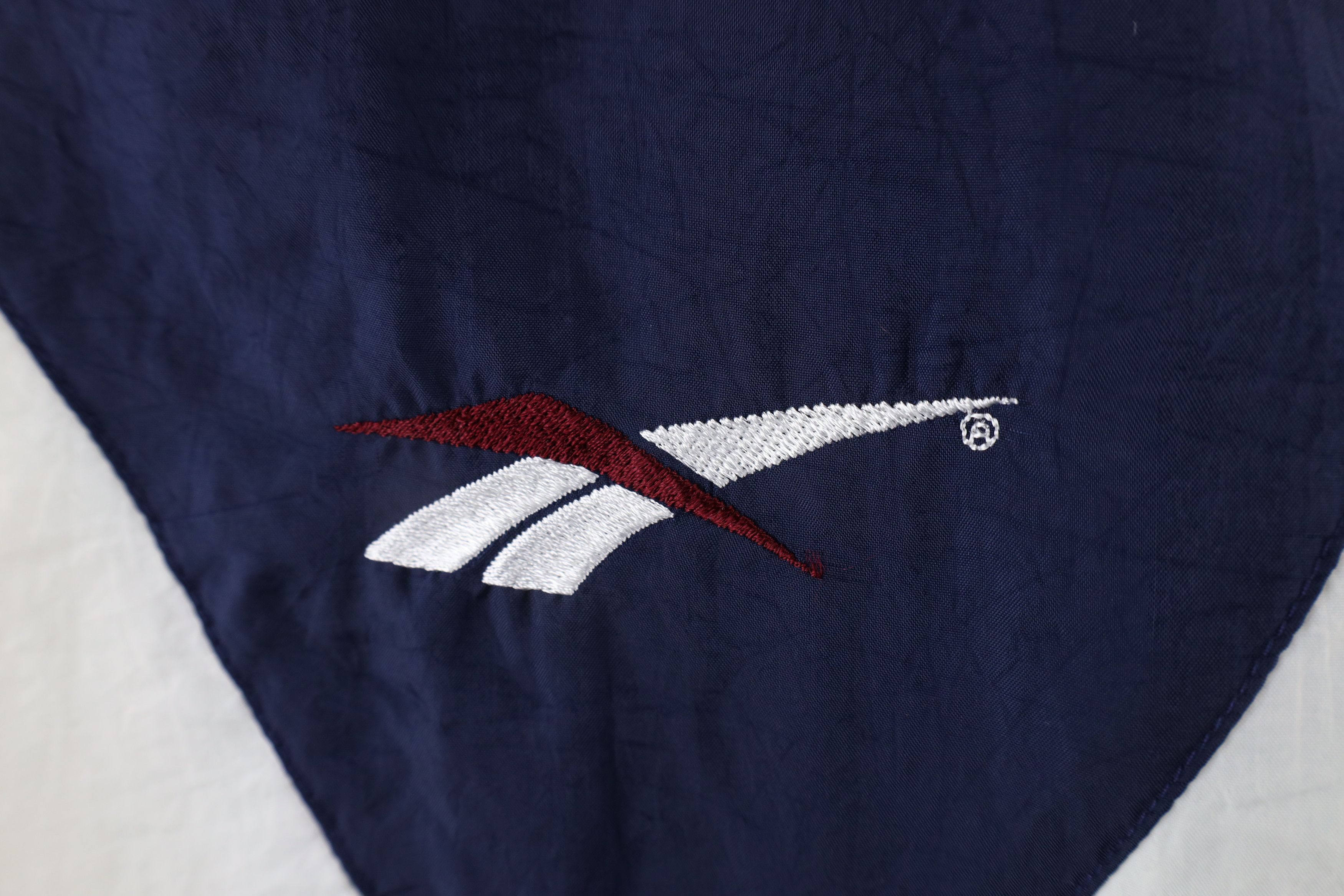 Reebok × Vintage Vintage 90s Reebok Block Big Logo Lined Windbreaker Jacket Size US L / EU 52-54 / 3 - 12 Thumbnail