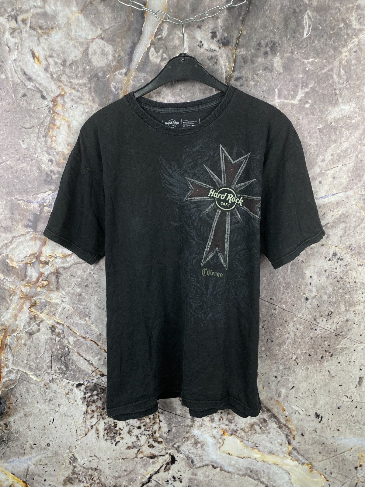 Hard Rock Cafe Men’s Hard Rock Chicago T-Shirt Streetwear Size Large Size US L / EU 52-54 / 3 - 1 Thumbnail