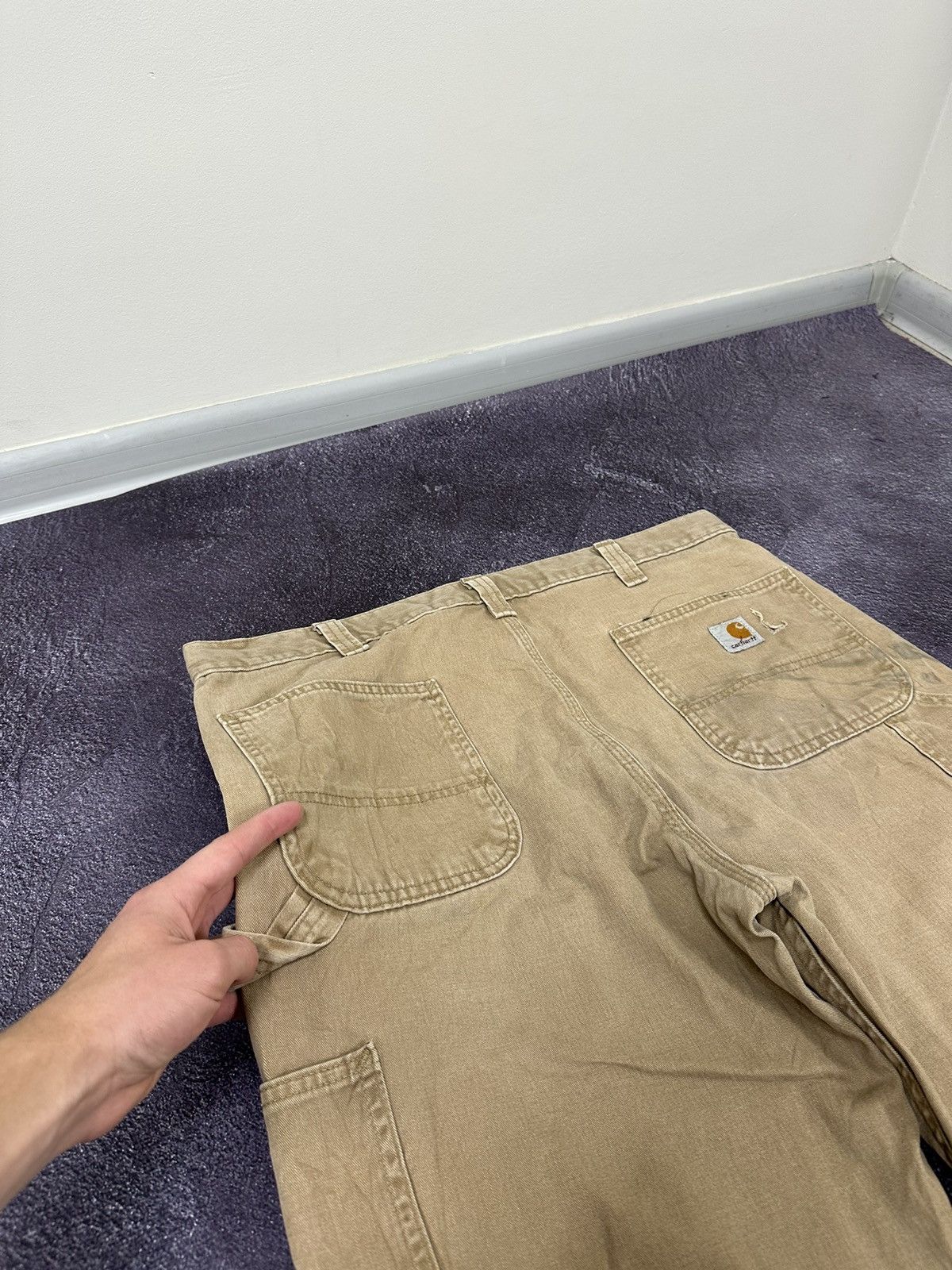 Carhartt Vintage Carhartt USA Cargo Carpenter Opium Baggy Work Pants Size US 38 / EU 54 - 5 Thumbnail