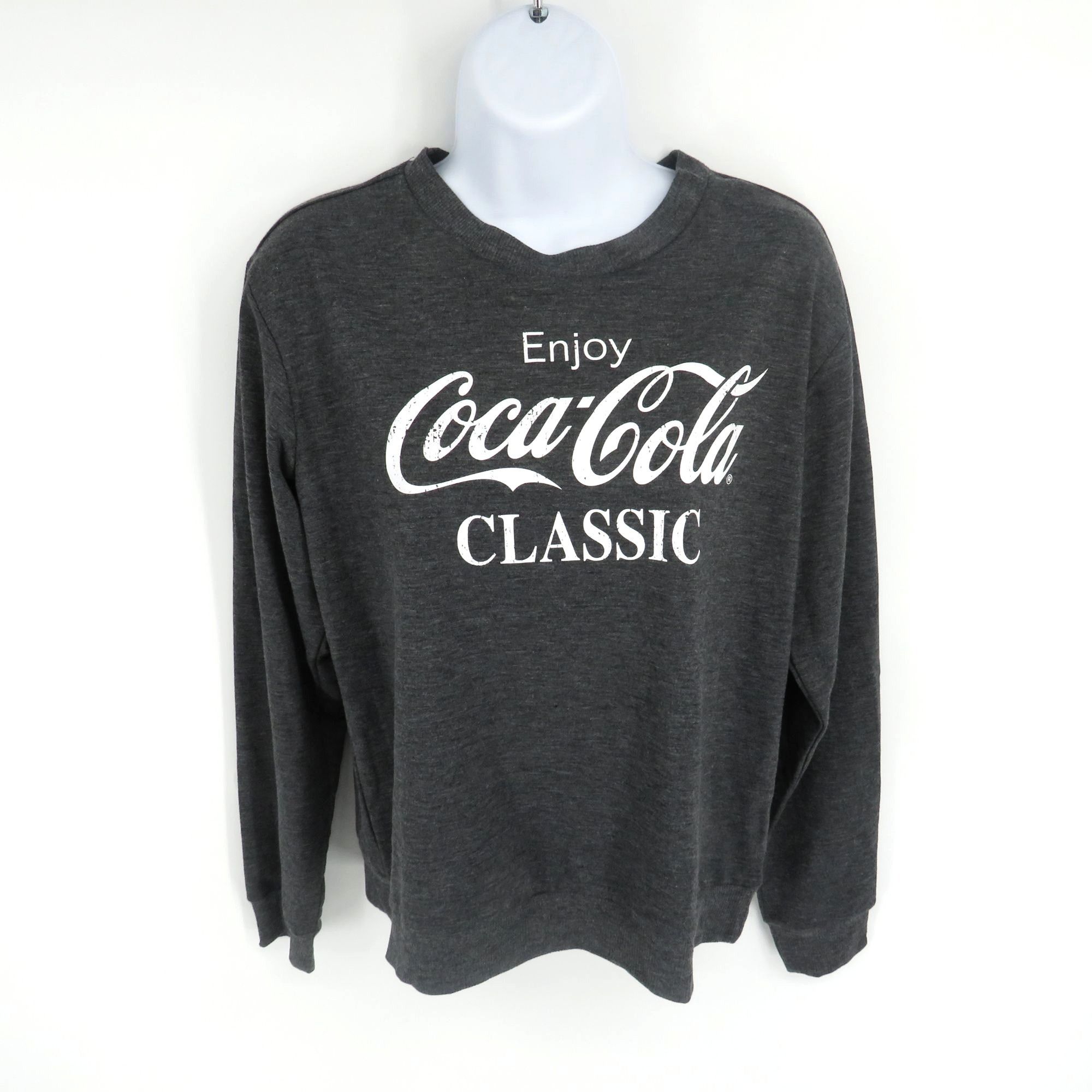 Other Enjoy Coca-Cola Classic Graphic Sweatshirt Small Dark Heathe Size S / US 4 / IT 40 - 1 Thumbnail