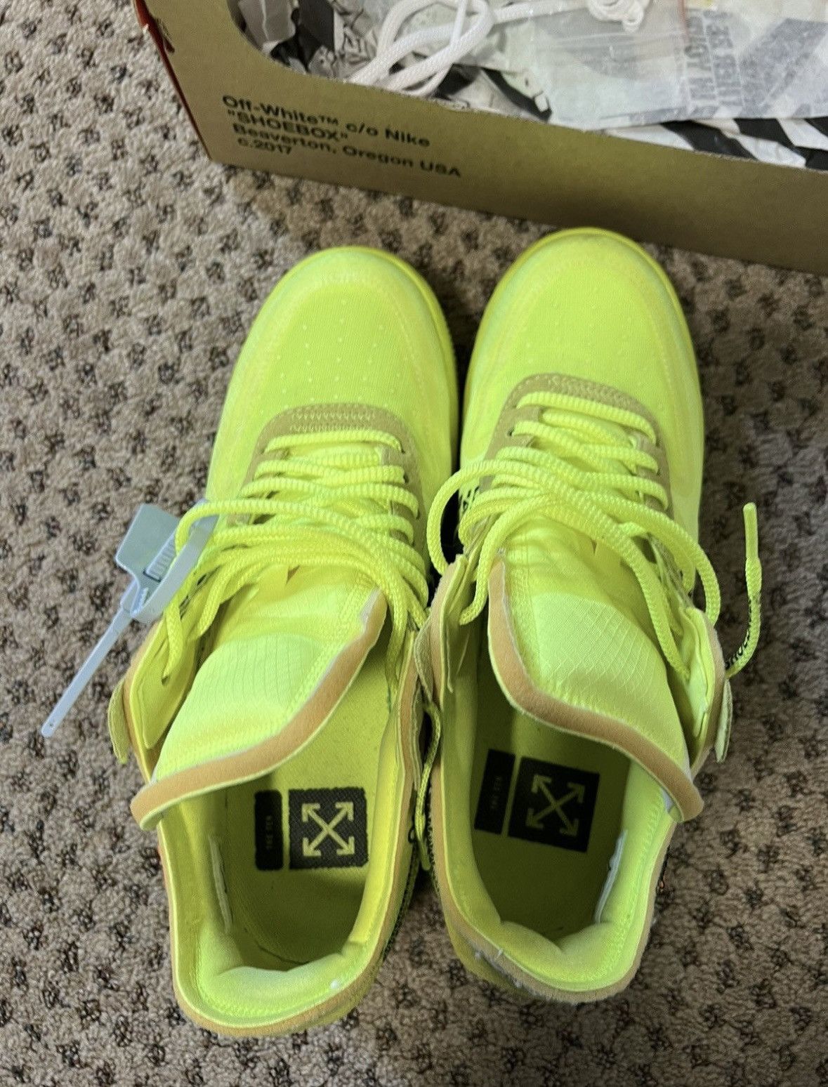 Nike × Off-White Off White X Nike Air Force 1 Size US 10.5 / EU 43-44 - 7 Thumbnail