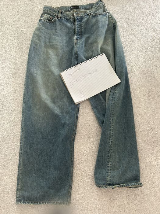 Balenciaga Balenciaga FW 22 large baggy jeans | Grailed