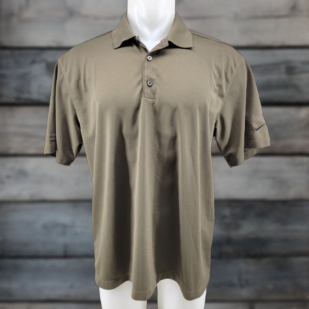 Nike Nike Golf Dri-Fit Polo Shirt Olive Drab Green Men’s Large Sportswear Shirt Size US L / EU 52-54 / 3 - 1 Thumbnail