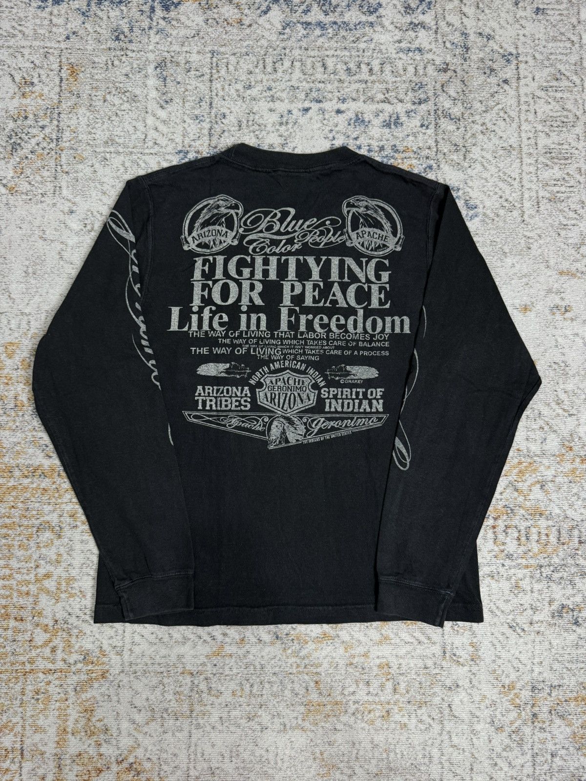 Indian Motorcycle Geronimo indiang art long sleeve Size US M / EU 48-50 / 2 - 3 Thumbnail