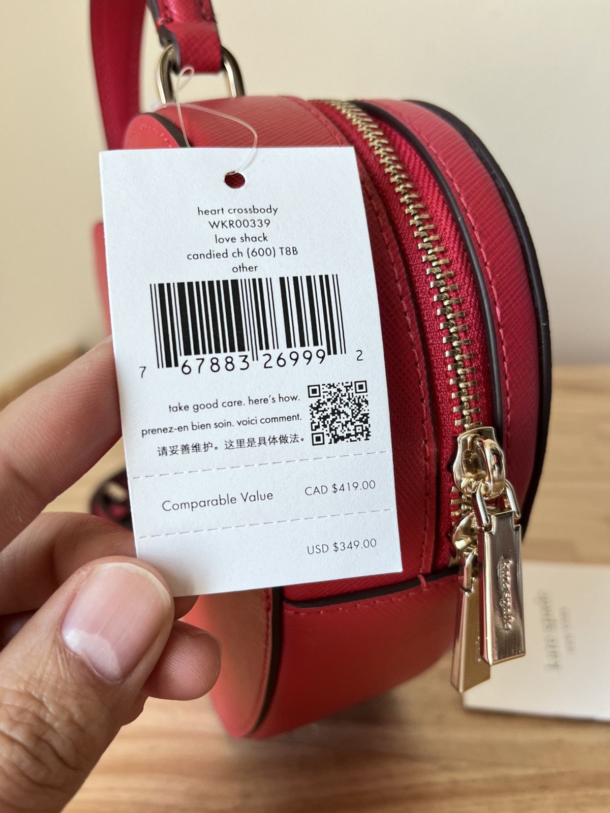 Kate Spade Kate Spade Love Shack Heart Crossbody Size ONE SIZE - 3 Thumbnail