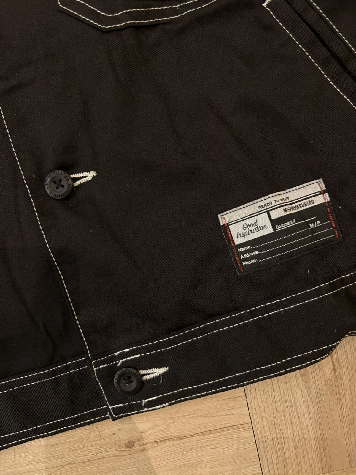 GU × Maison MIHARA YASUHIRO Rare Maison Mihara Yasuhiro Work shirt Size US L / EU 52-54 / 3 - 3 Thumbnail