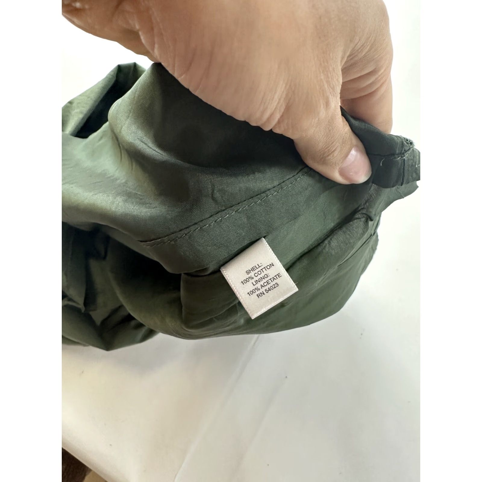 Banana Republic Banana Republic Skirt Women Regular Size 0 Army Green Mini Slit/Slash Pocket Fall - Mens? Wait. Size 25" / US 0 / IT 36 - 4 Thumbnail