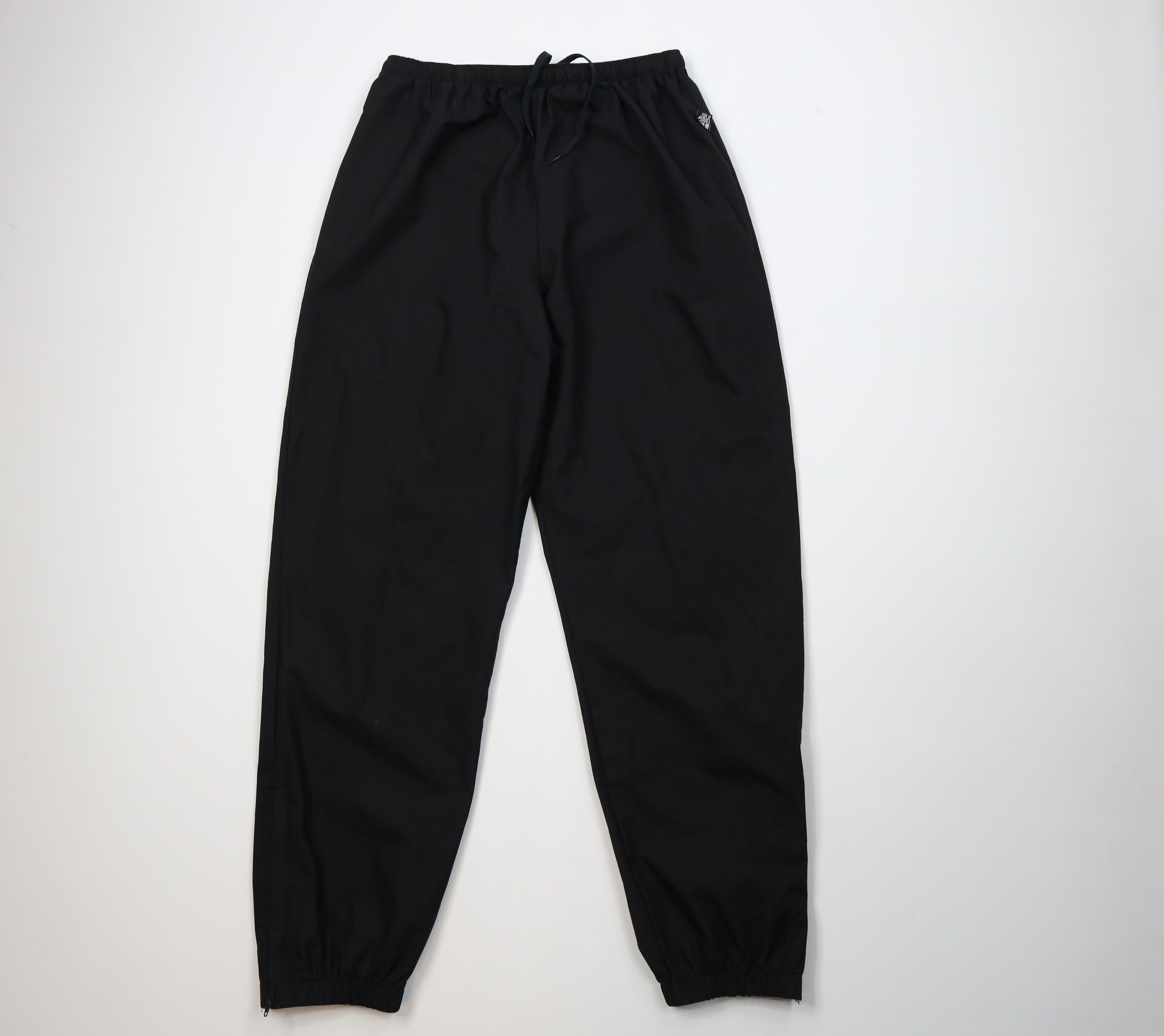 Vintage Vintage 90s Streetwear Windbreaker Joggers Pants Black USA Size US 36 / EU 52 - 1 Thumbnail