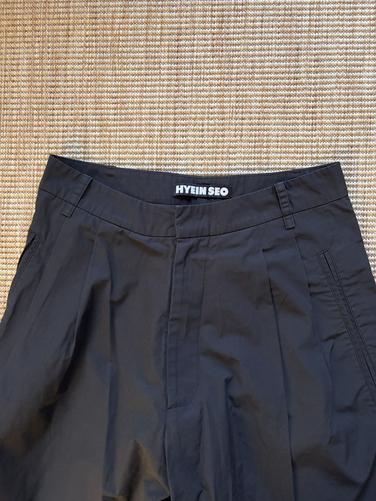 Hyein Seo $450 Hyein Seo chained wide leg pants in black Size 25" / US 0 / IT 36 - 5 Thumbnail