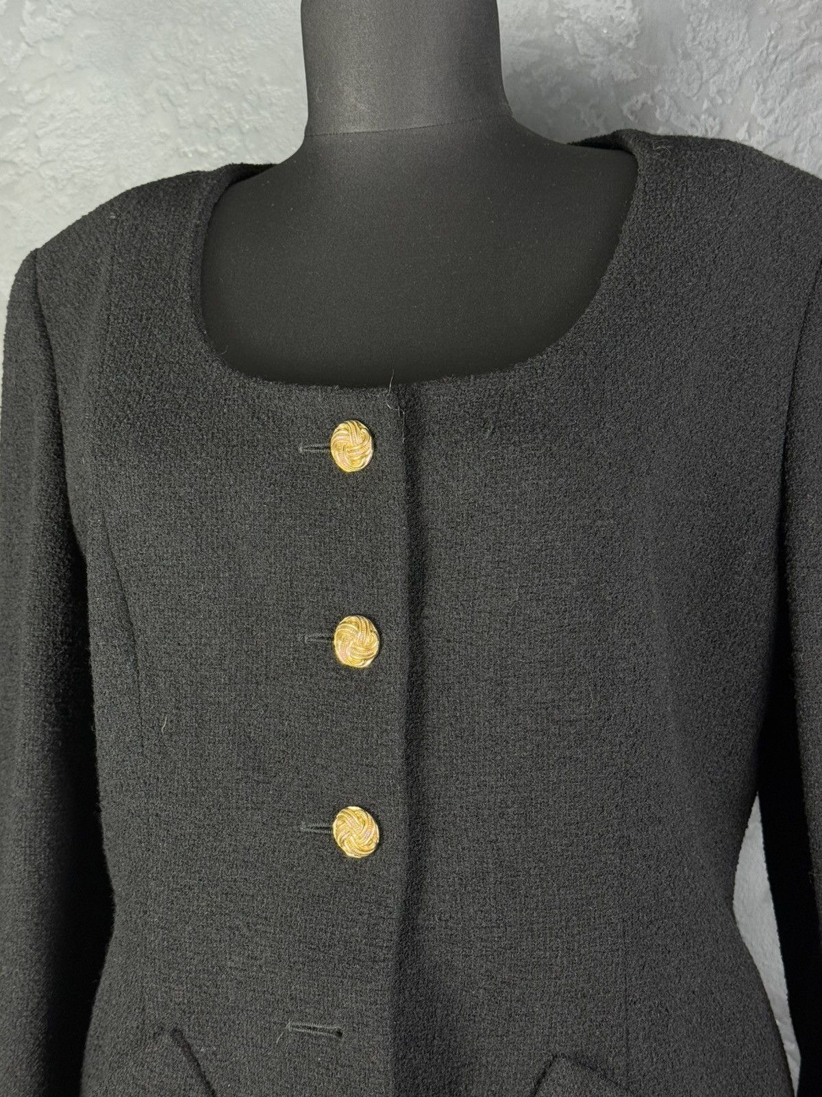 Celine Archive Celine Wool Blazer Vintage Size L / US 10 / IT 46 - 4 Thumbnail