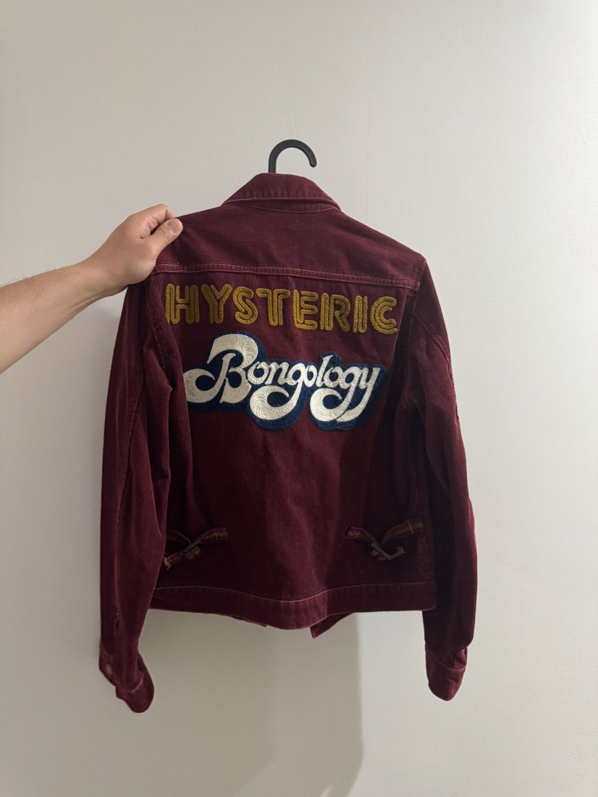 Hysteric Glamour 90's Hysteric Glamour Bongology Corduroy Red Wine Jacket Size M / US 6-8 / IT 42-44 - 2 Thumbnail