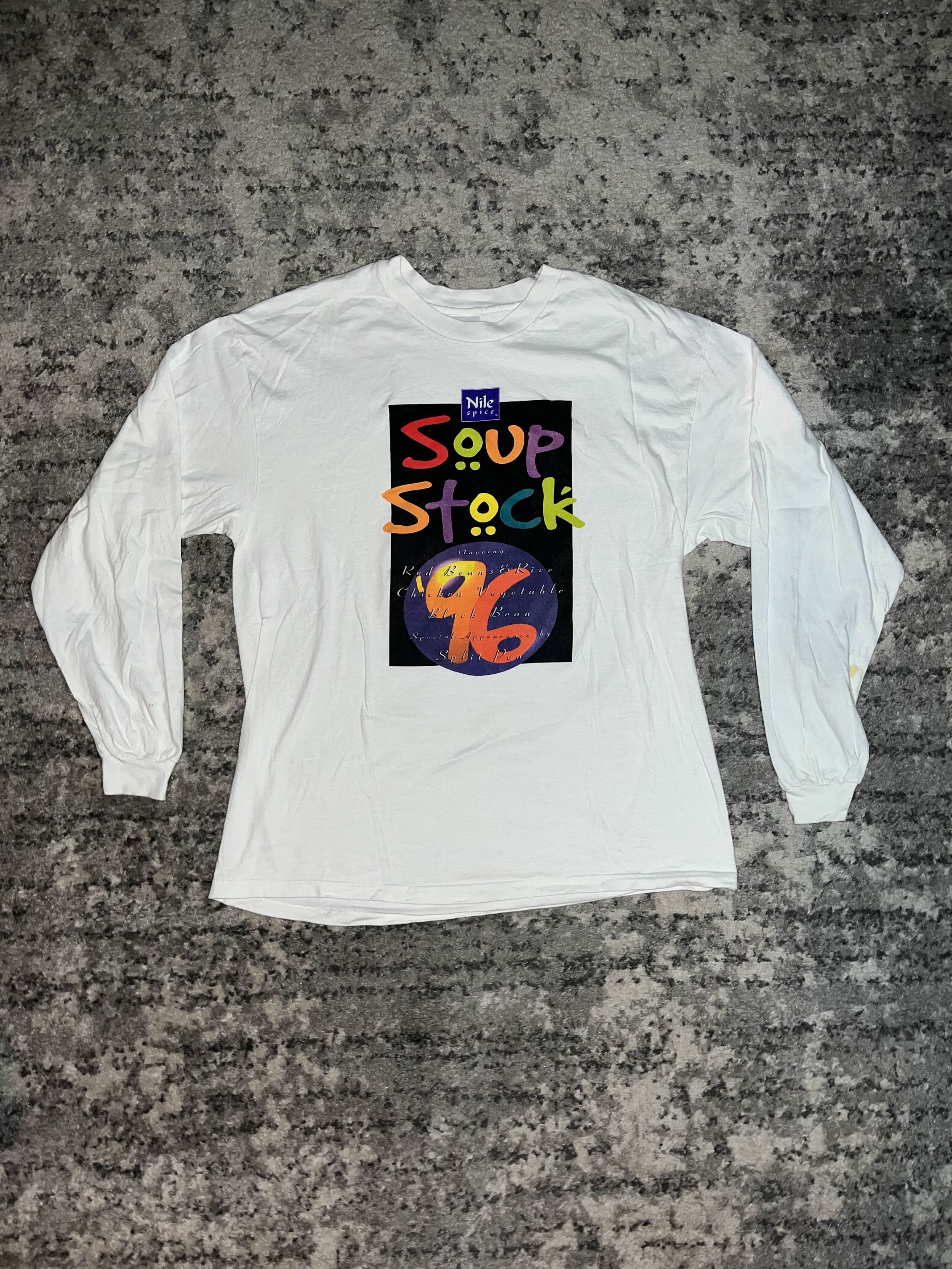 Vintage Vintage 90s Nile Spice Soup Stock Promo Shirt Size US XL / EU 56 / 4 - 1 Thumbnail