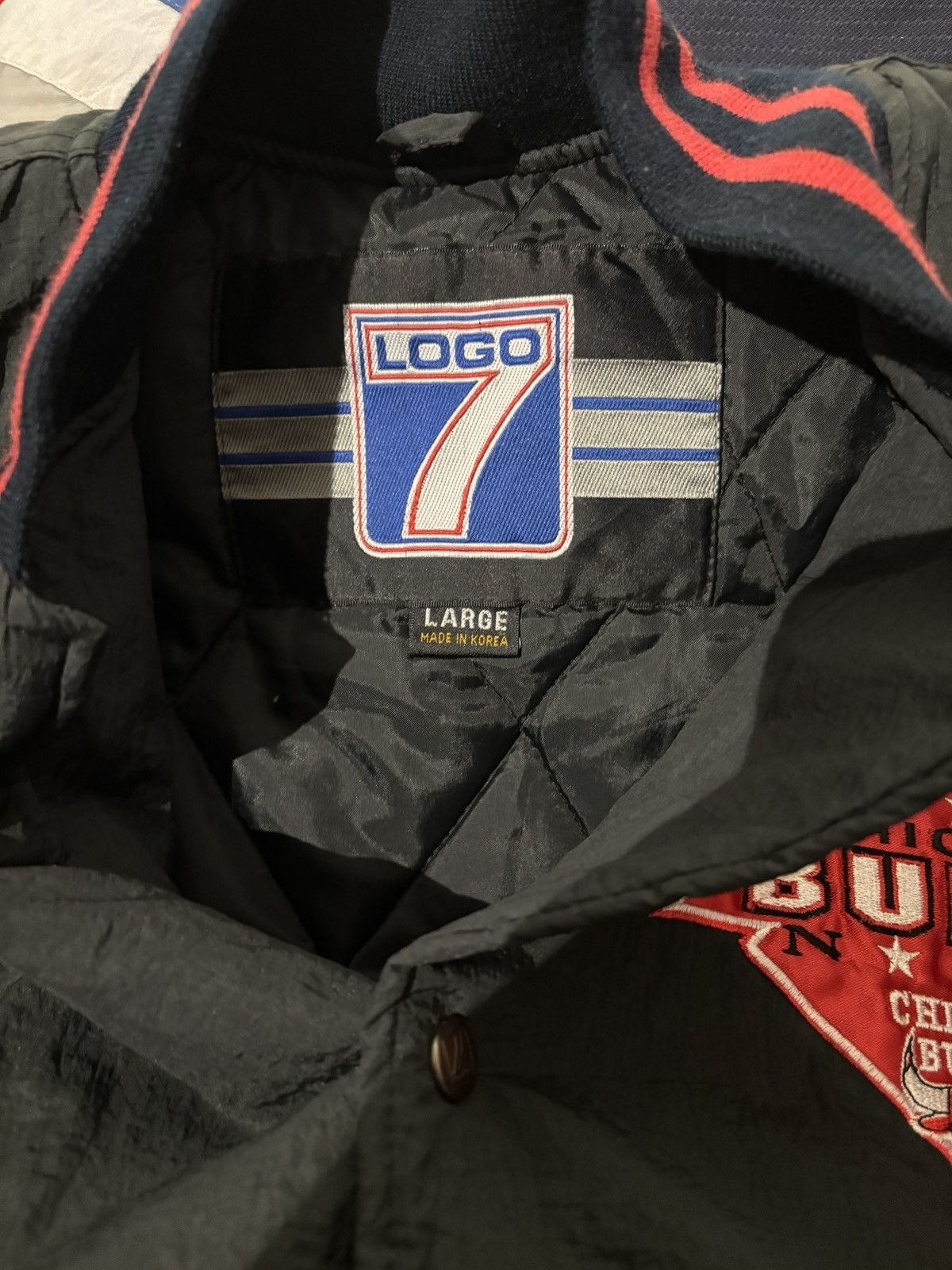 Logo 7 (Size L) Chicago Bulls NBA Logo 7 Vintage Bomber Jacket Size US L / EU 52-54 / 3 - 3 Thumbnail