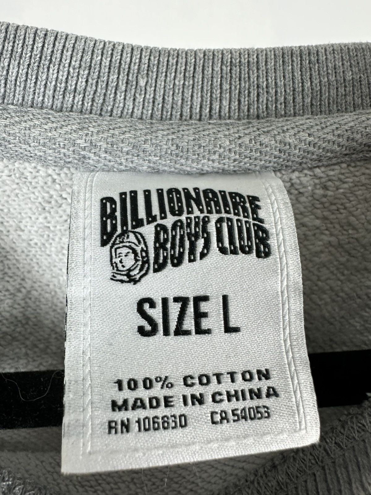 Billionaire Boys Club Billionaire Boys Club Crewneck Sweatshirt Gray Pink Logo Size US L / EU 52-54 / 3 - 5 Thumbnail