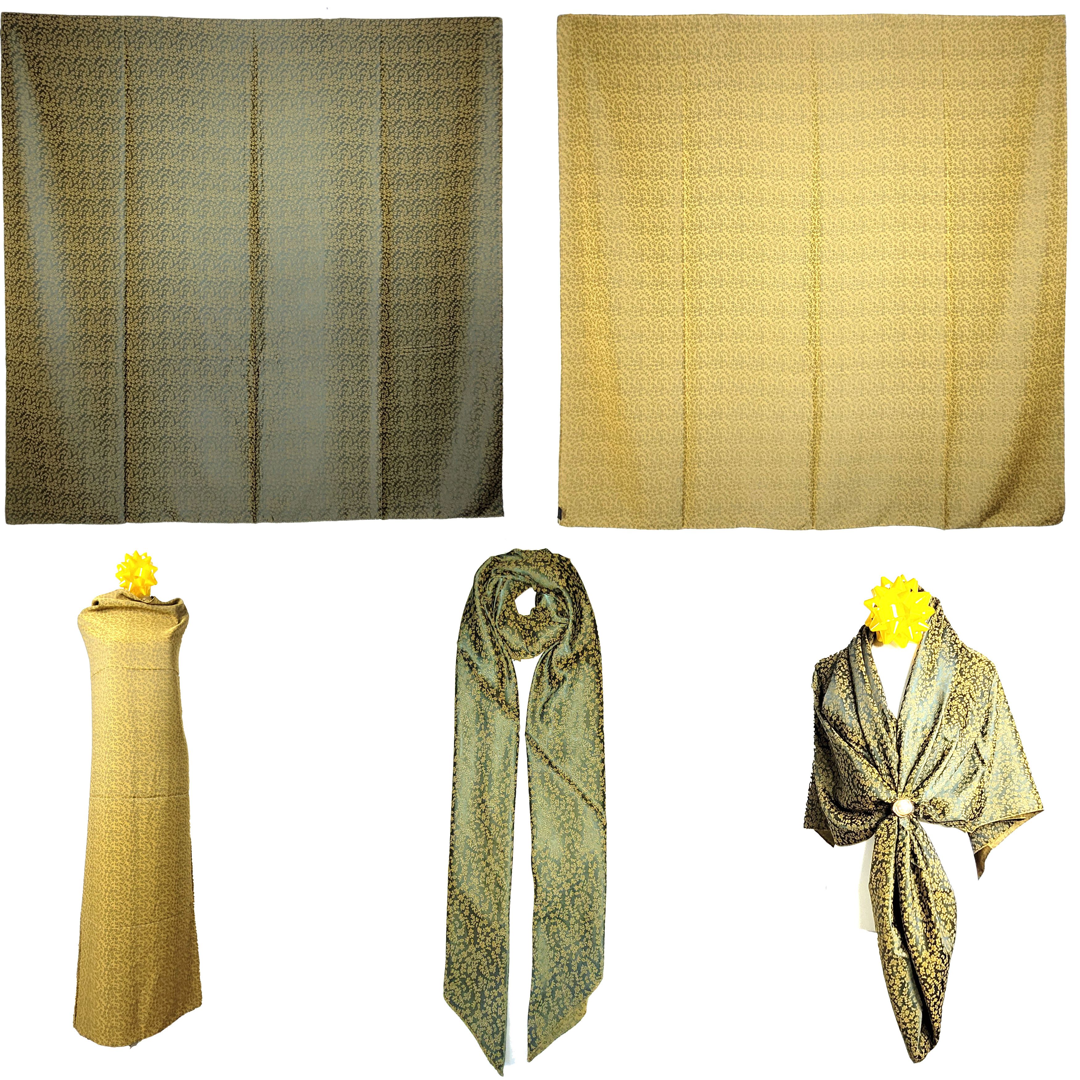 Other NWT Double-Sided Silk Scarf 52"x52" Large Square Wrap 3001 Size ONE SIZE - 1 Thumbnail