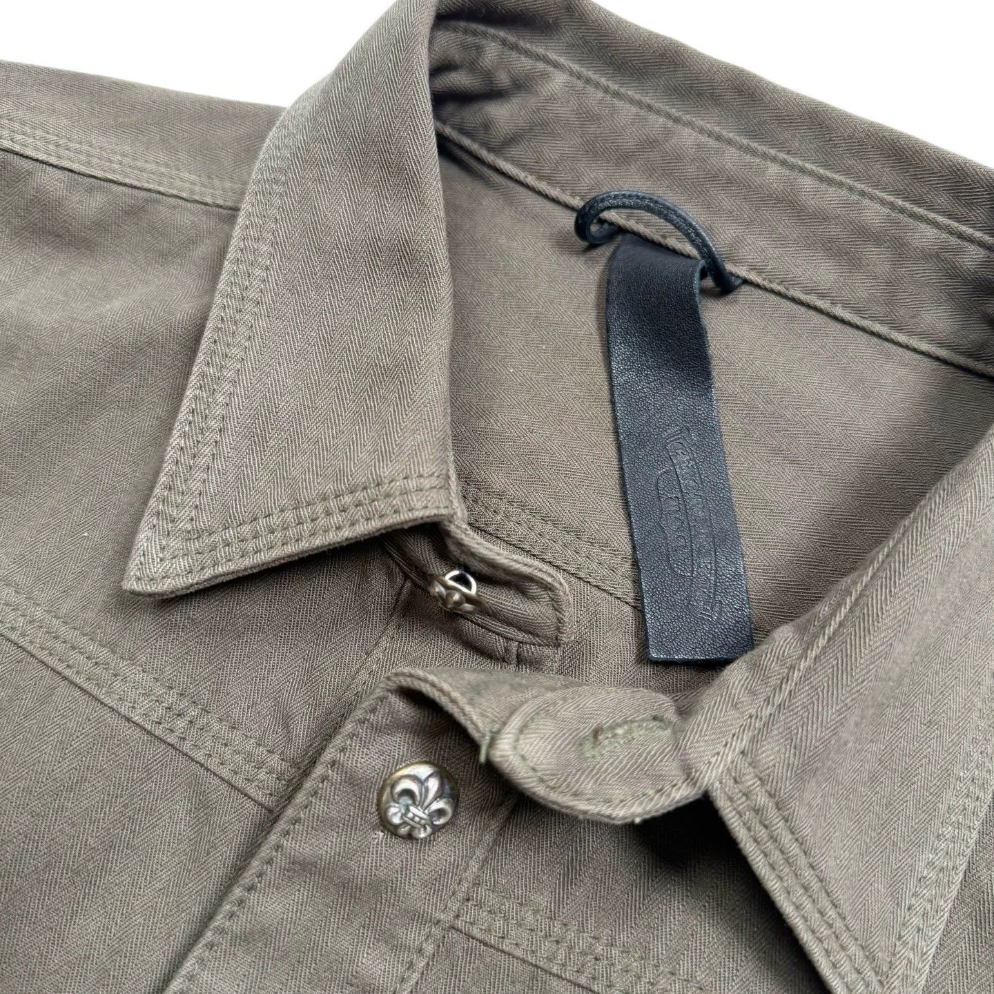 Chrome Hearts chrome hearts army green shirt jacket Size US XXL / EU 58 / 5 - 4 Thumbnail