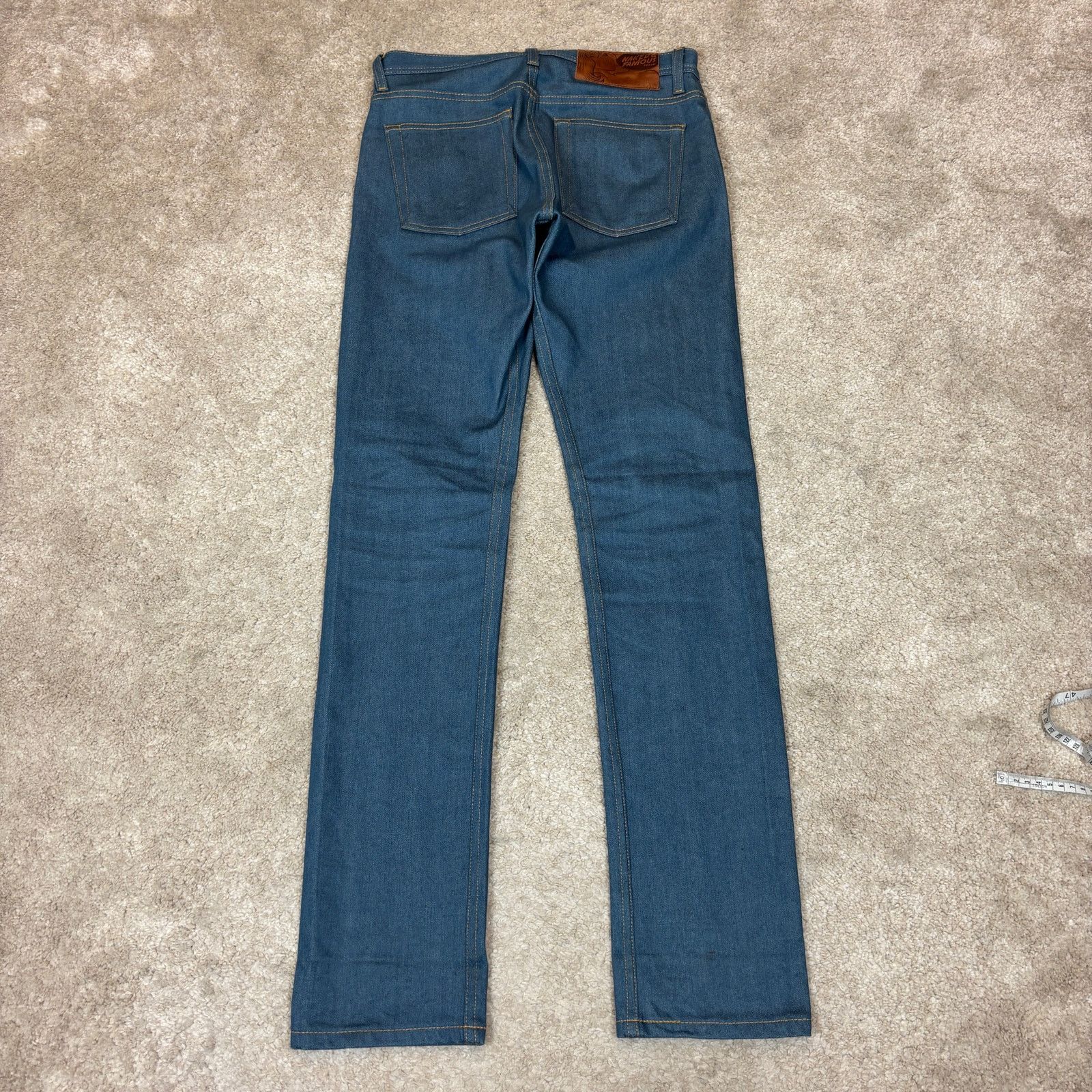 Naked & Famous Naked & Famous Weird Guy Jeans Raw Men's 29x34 Size US 29 - 4 Thumbnail