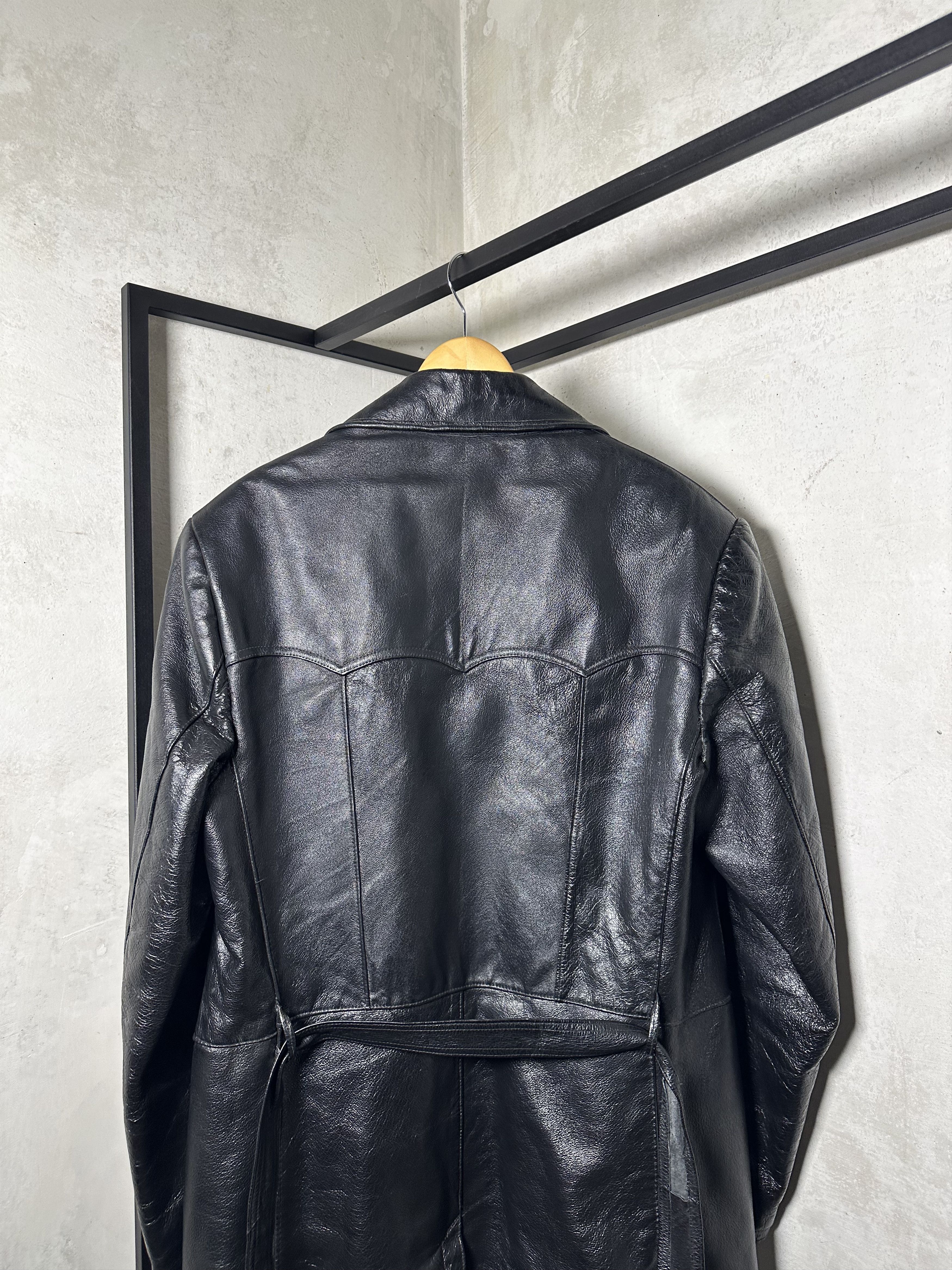 Genuine Leather Vintage Calfskin Leather Brown Coat Size US L / EU 52-54 / 3 - 11 Thumbnail