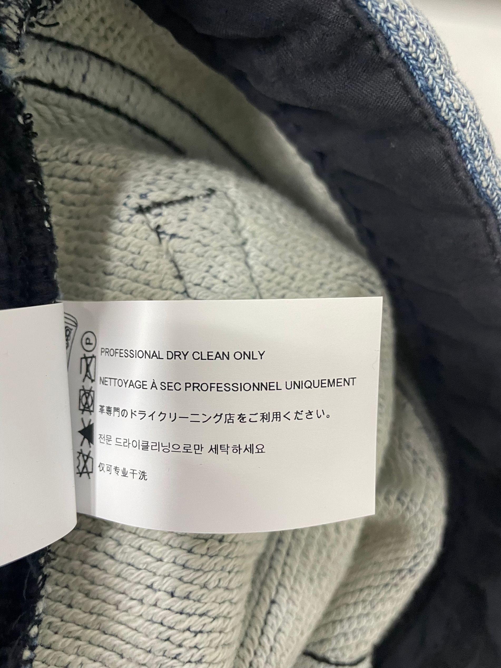 Chrome Hearts Chrome Hearts Heavy Knit Light Wash Denim Sweat Pants Size US 36 / EU 52 - 10 Thumbnail
