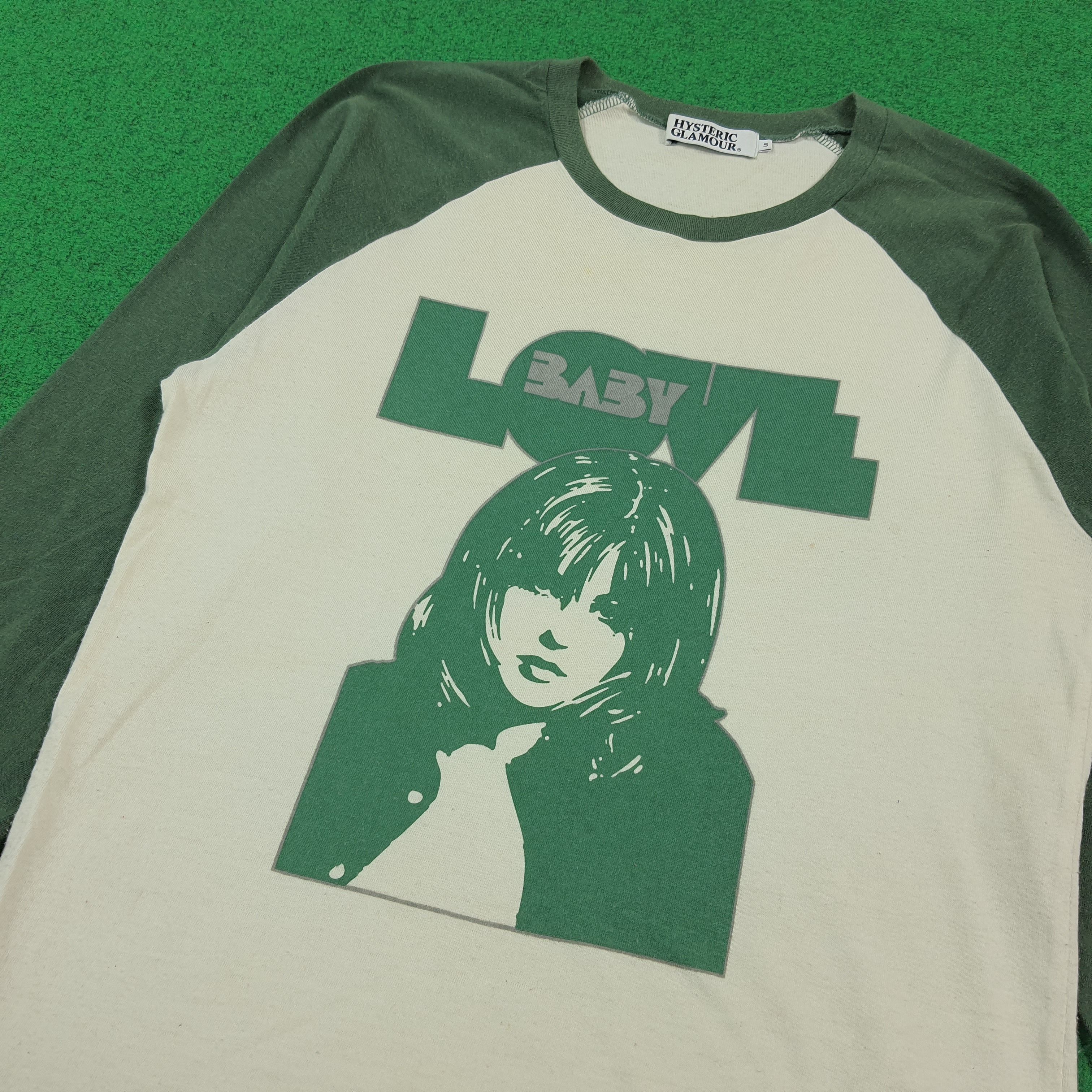 Hysteric Glamour Vintage Hysteric Glamour Japan Raglan Tshirt C301N64 Size US S / EU 44-46 / 1 - 2 Thumbnail