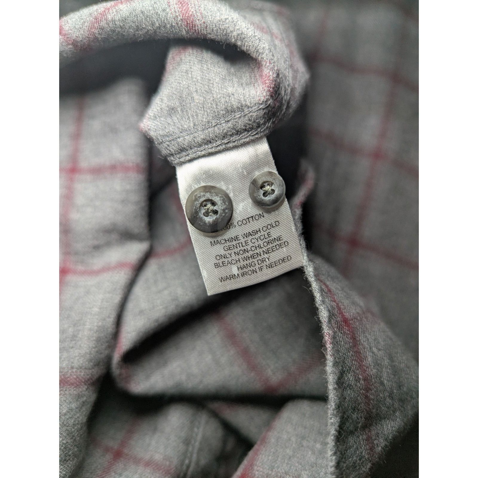UNTUCKit UNTUCKit Men's Large Flannel Shirt Check Long Sleeve Button Size US L / EU 52-54 / 3 - 6 Thumbnail